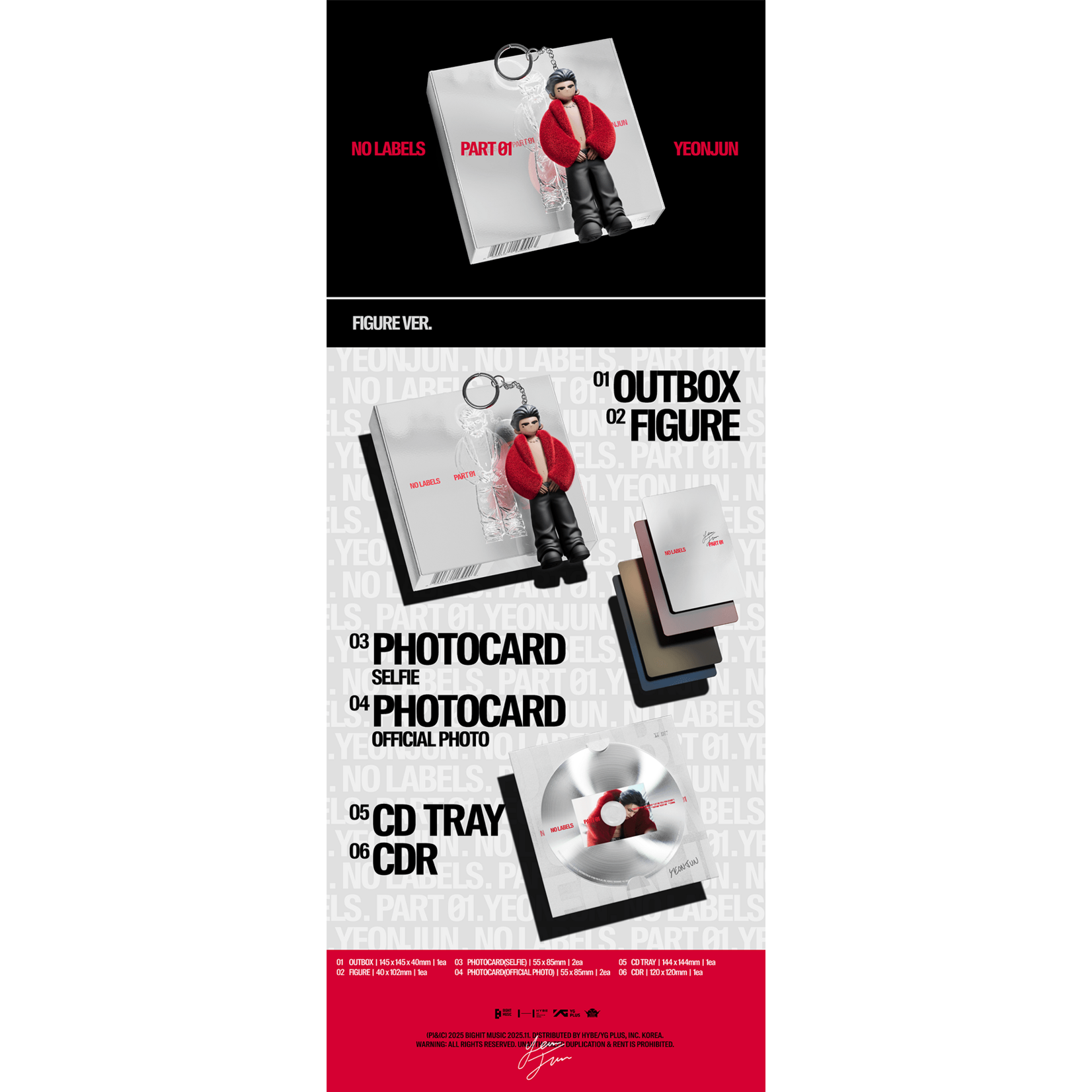 TXT YEONJUN - 'NO LABELS: PART 01' (Figure Ver.)