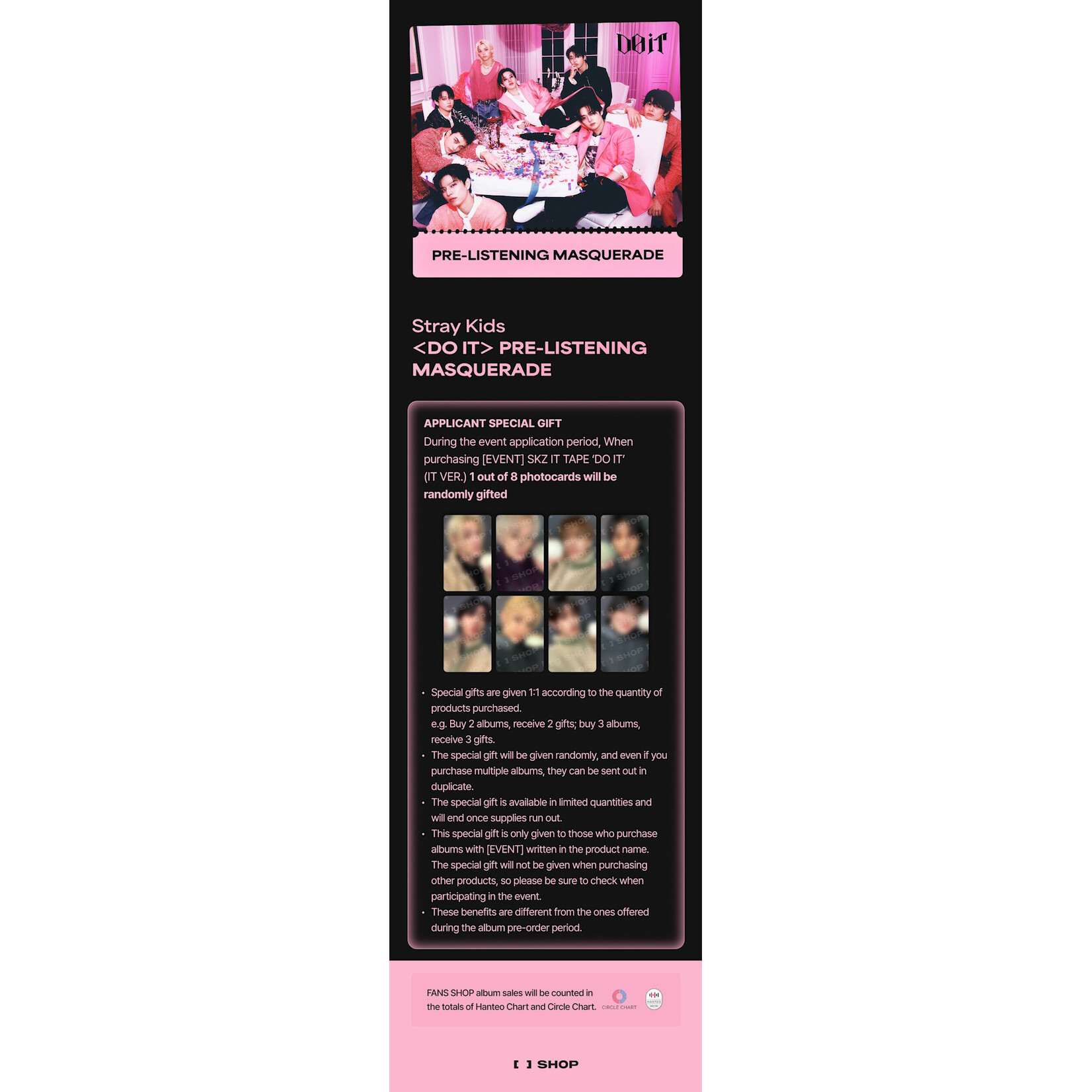 Stray Kids Stray Kids - SKZ IT TAPE ‘DO IT’ (IT VER.) + Random Photocard (Fans Shop Listening Party)