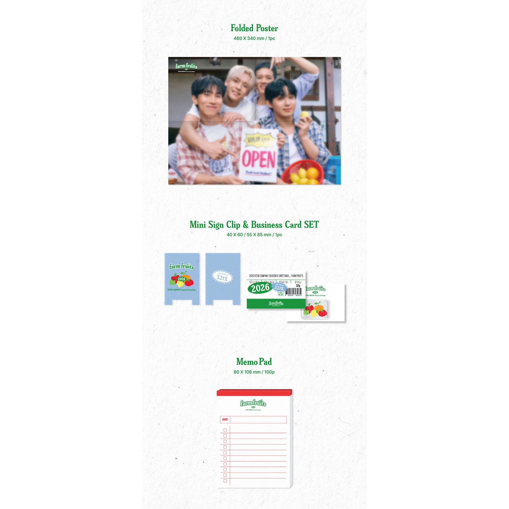 BtoB BTOB - 2026 BTOB COMPANY SEASON’S GREETINGS [farm fruits]