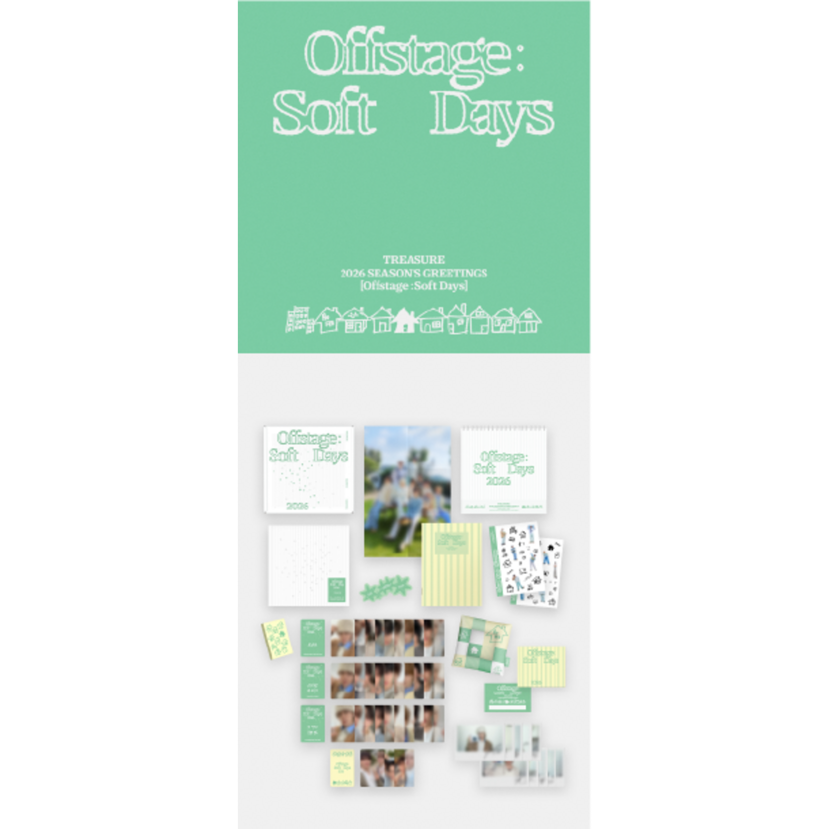 Treasure TREASURE - 2026 SEASON'S GREETINGS [Offstage : Soft Days] Full Package + Weverse Gift (WS)