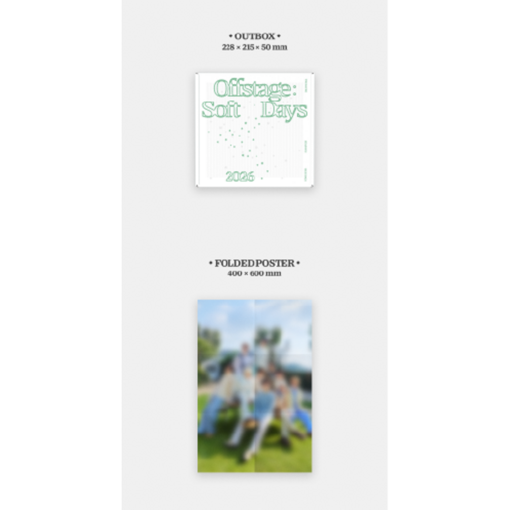 Treasure TREASURE - 2026 SEASON'S GREETINGS [Offstage : Soft Days] Full Package + Weverse Gift (WS)