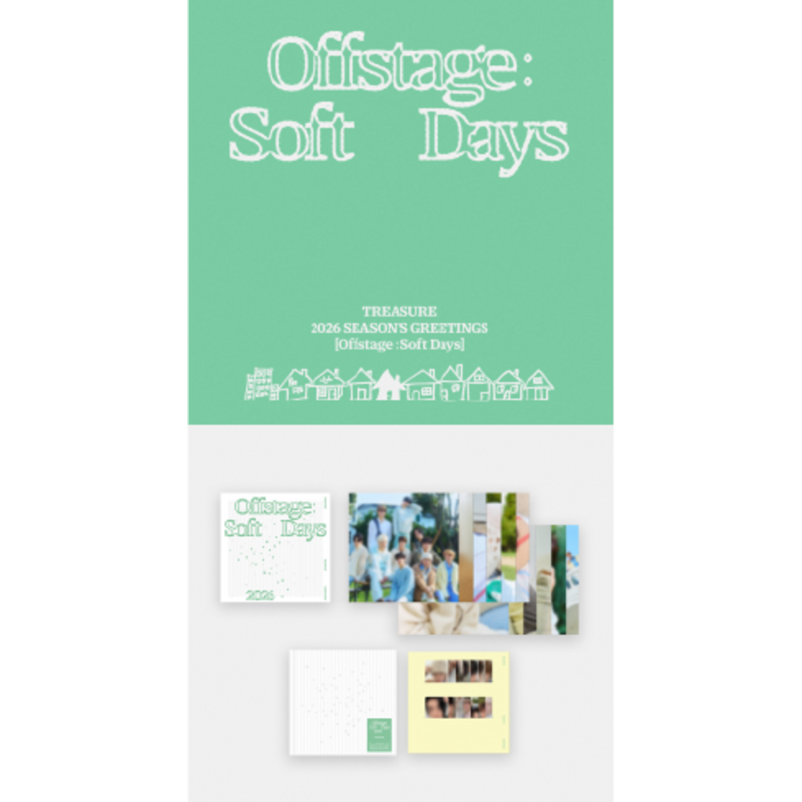 Treasure TREASURE - 2026 SEASON'S GREETINGS [Offstage : Soft Days] Light Package + Weverse Gift (WS)