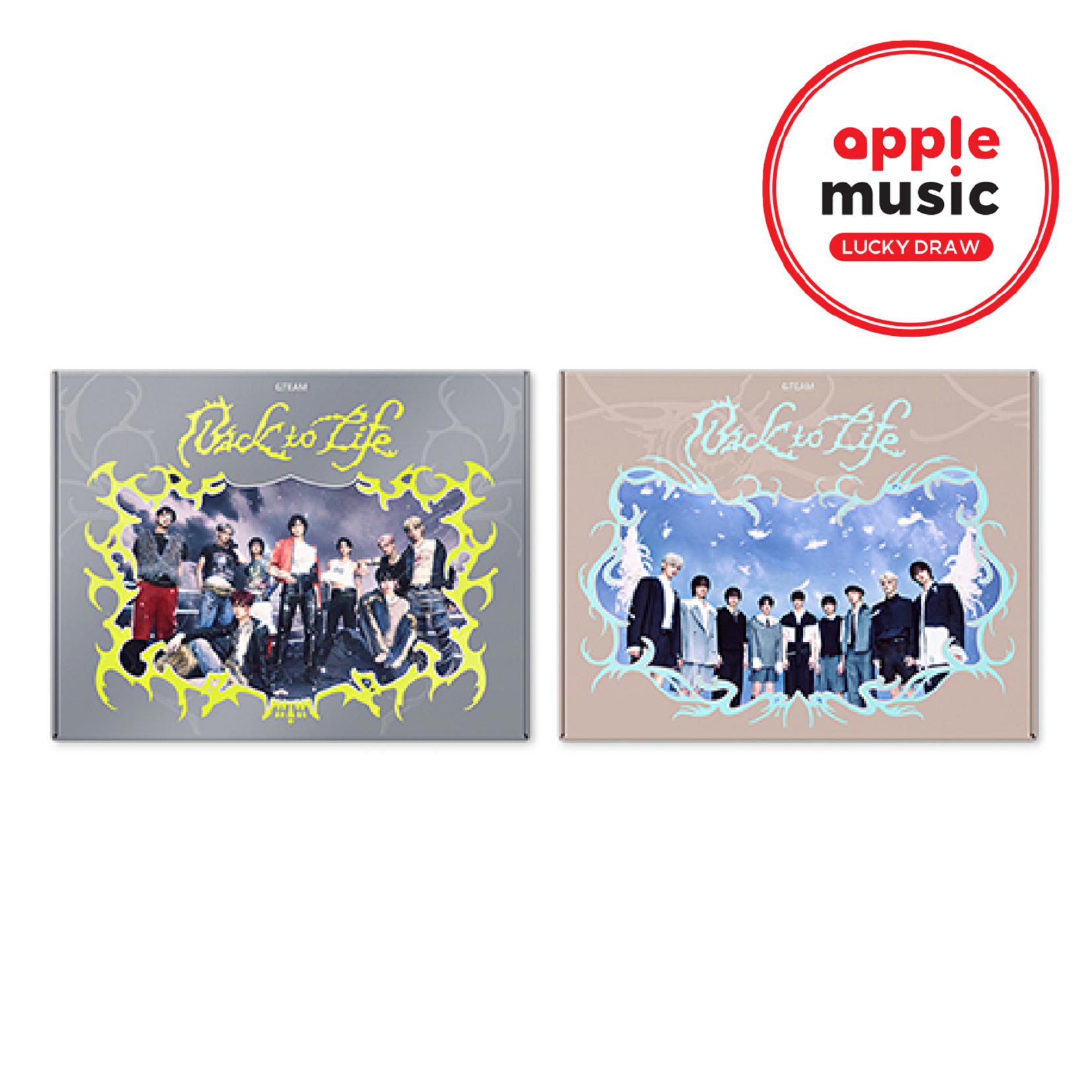 &Team [LUCKY DRAW2] &TEAM -KR 1st Mini Album [Back to Life] (Photobook Ver.) + Random Photocard (APPLE MUSIC)