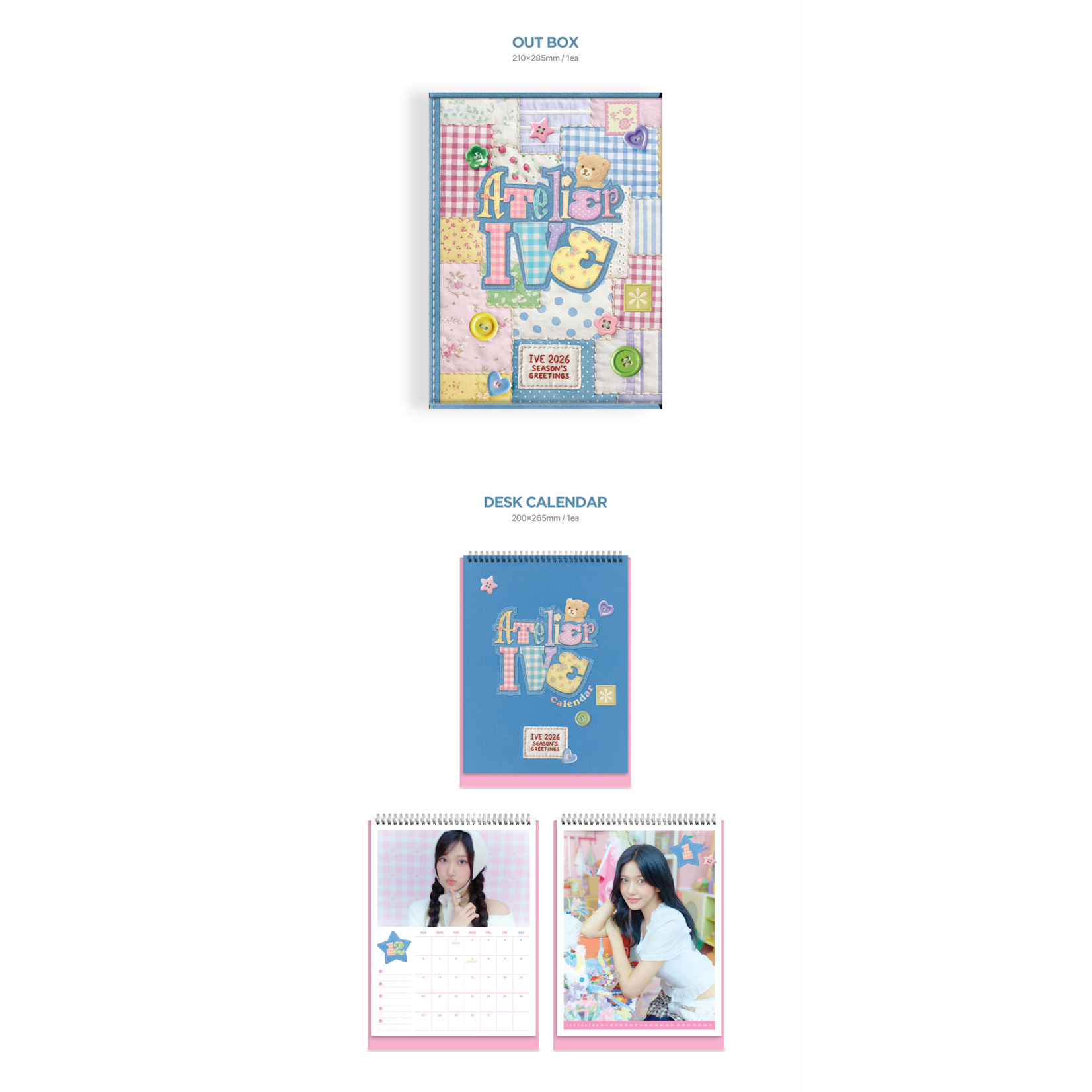 Ive IVE - 2026 SEASON’S GREETINGS [ATELIER IVE] + 1 Random Photocard (WM)