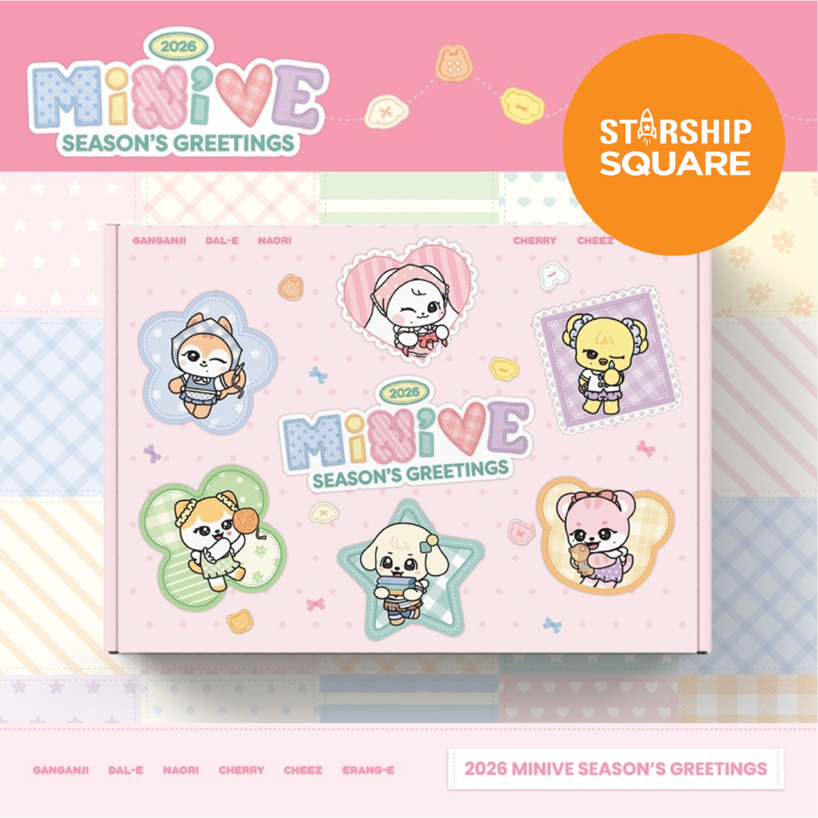Ive MINIVE - 2026 SEASON’S GREETINGS + Random Photocard (Starship Square)