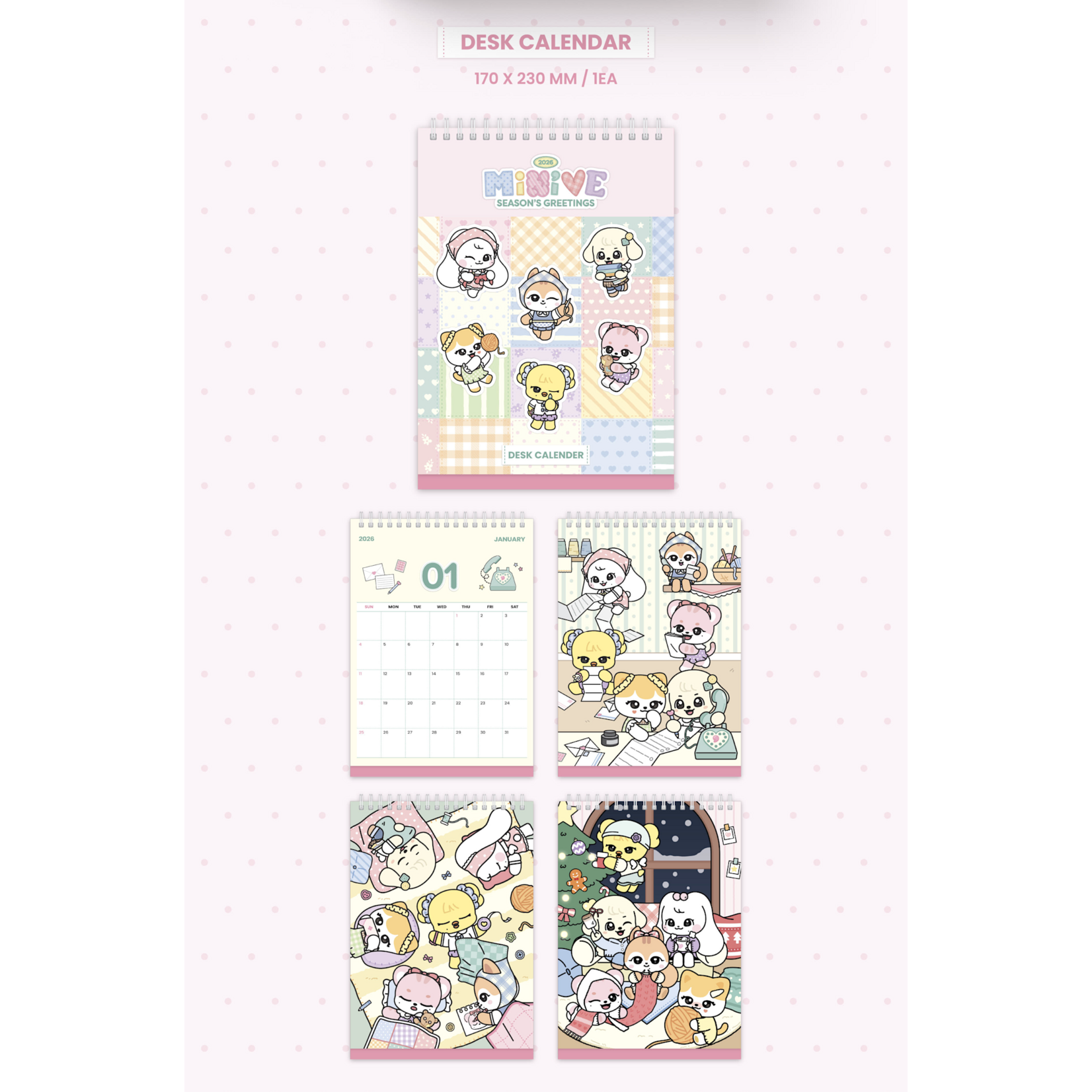 Ive MINIVE - 2026 SEASON’S GREETINGS + Random Photocard (Starship Square)