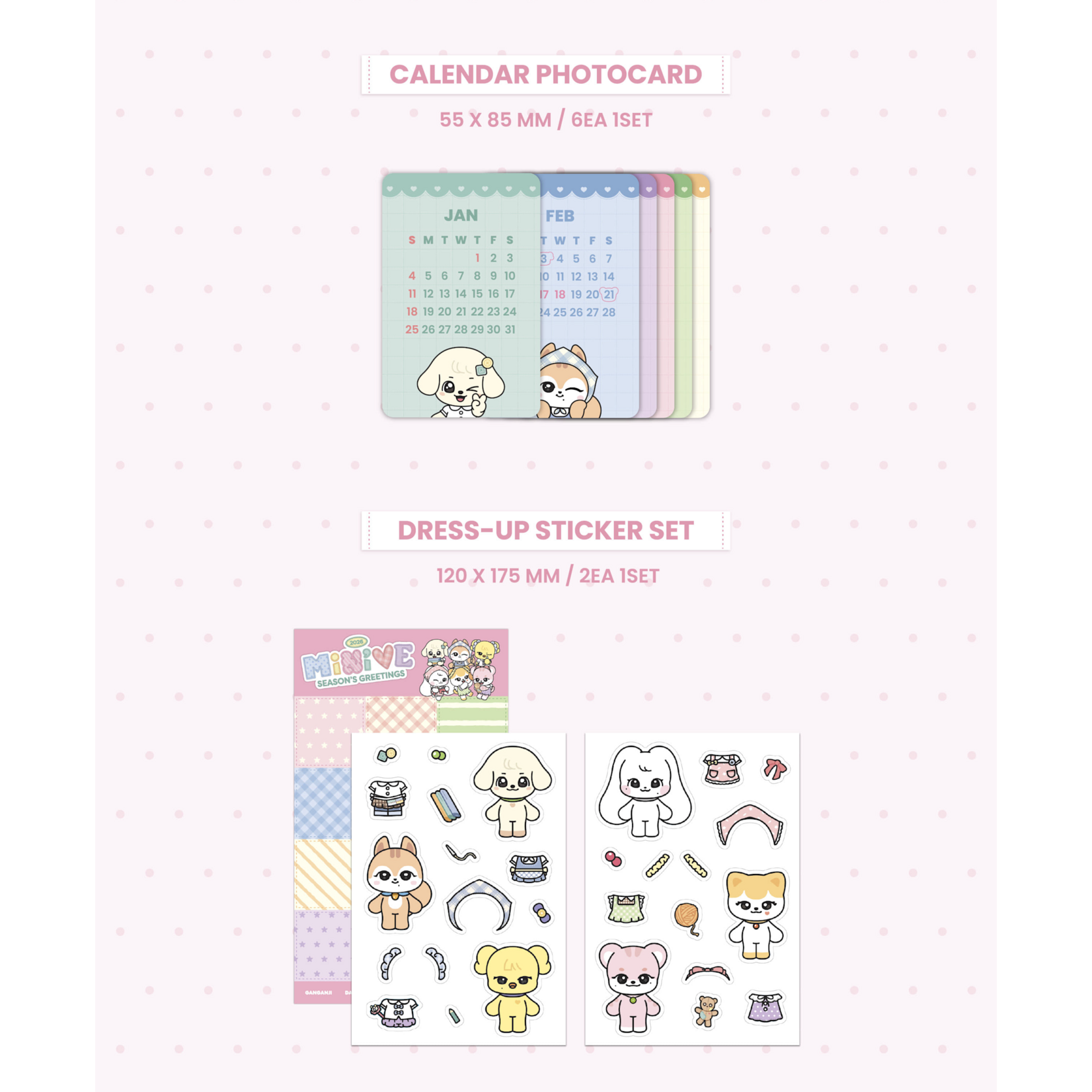 Ive MINIVE - 2026 SEASON’S GREETINGS + Random Photocard (Starship Square)