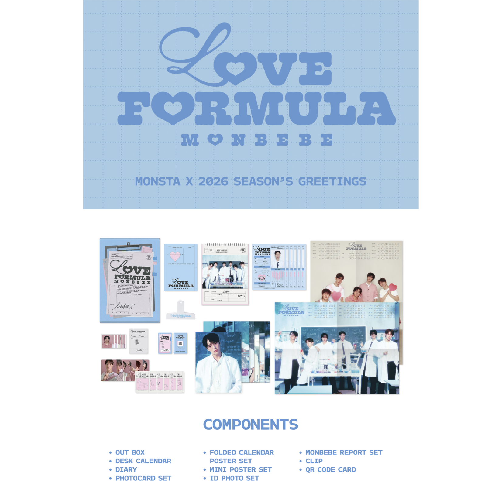 Monsta X MONSTA X - 2026 SEASON’S GREETINGS [LOVE FORMULA MONBEBE]