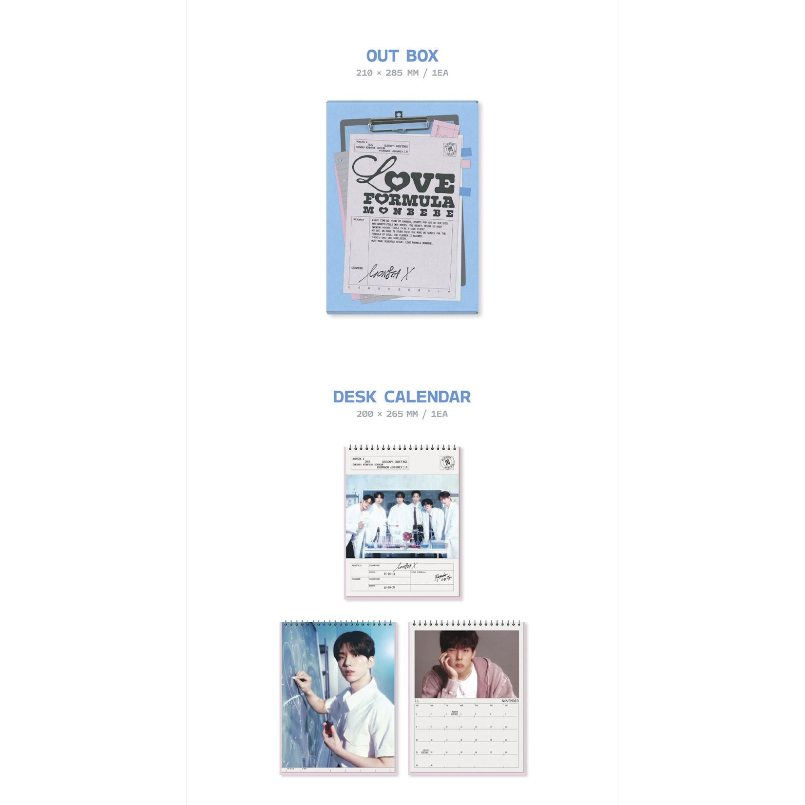 Monsta X MONSTA X - 2026 SEASON’S GREETINGS [LOVE FORMULA MONBEBE]