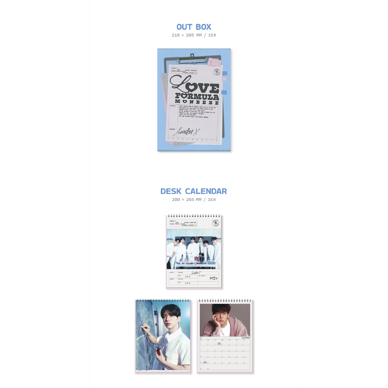 Monsta X MONSTA X - 2026 SEASON’S GREETINGS [LOVE FORMULA MONBEBE] + Random Photocard (Starship Square)