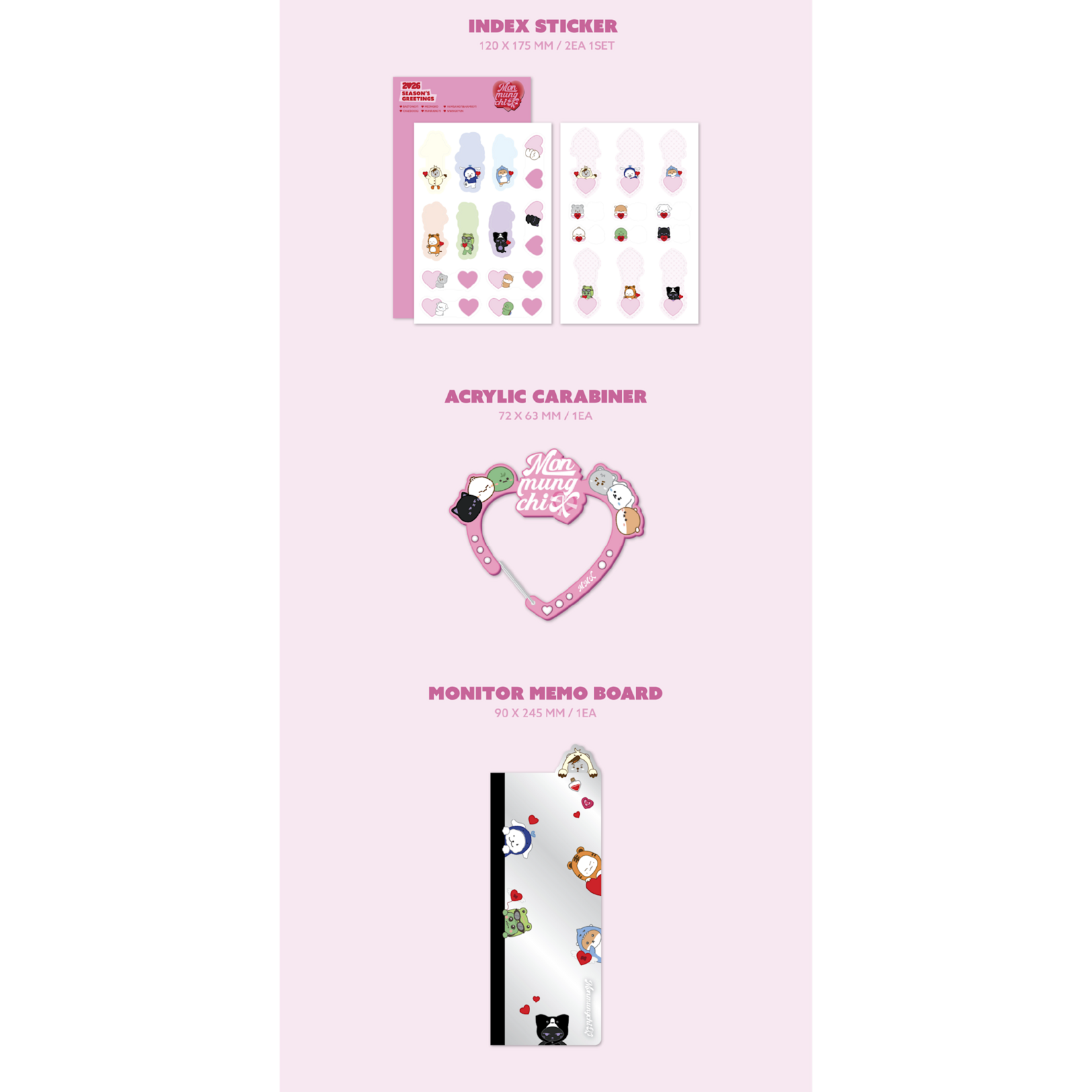 Monsta X MONMUNGCHI X - 2026 SEASON’S GREETINGS + Random Photocard (Starship Square)