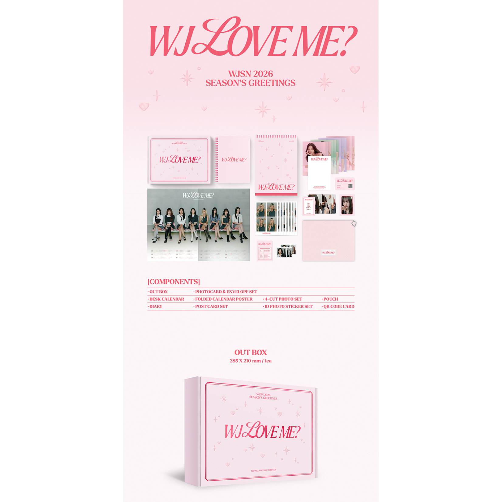 WJSN WJSN - 2026 SEASON’S GREETINGS [WJ LOVE ME?] + Random Photocard (Starship Square)