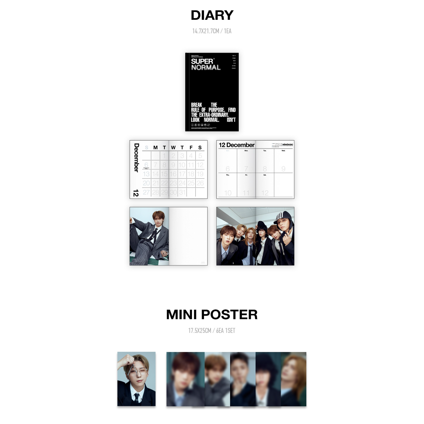 Xdinary Heroes Xdinary Heroes - 2026 SEASON'S GREETINGS [SUPER NORMAL] + Photocard SET (FANS SHOP)