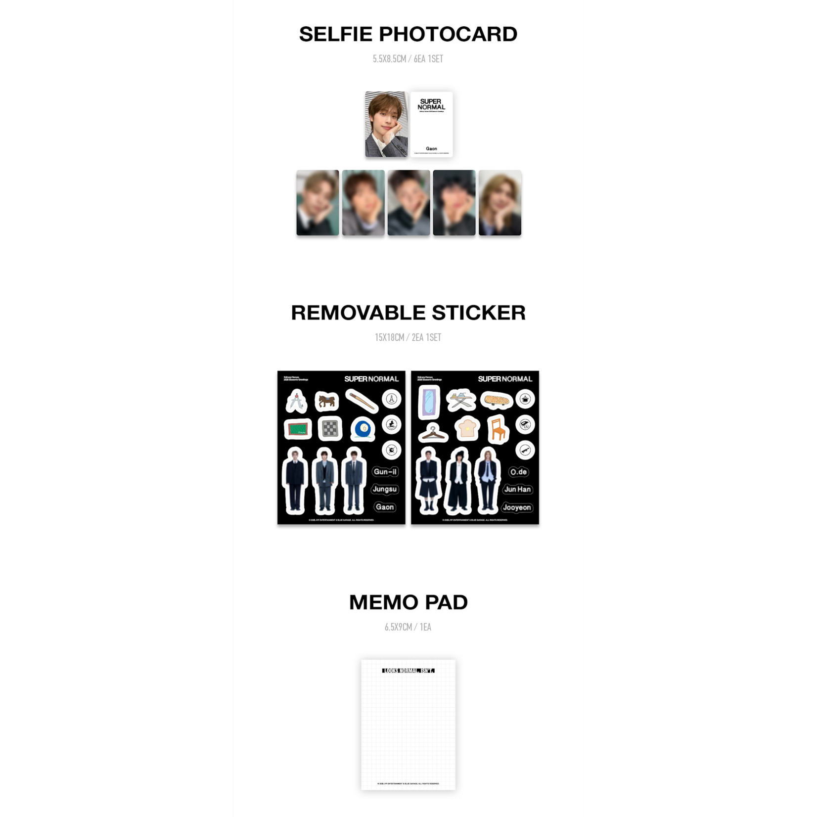 Xdinary Heroes Xdinary Heroes - 2026 SEASON'S GREETINGS [SUPER NORMAL] + Photocard SET (FANS SHOP)