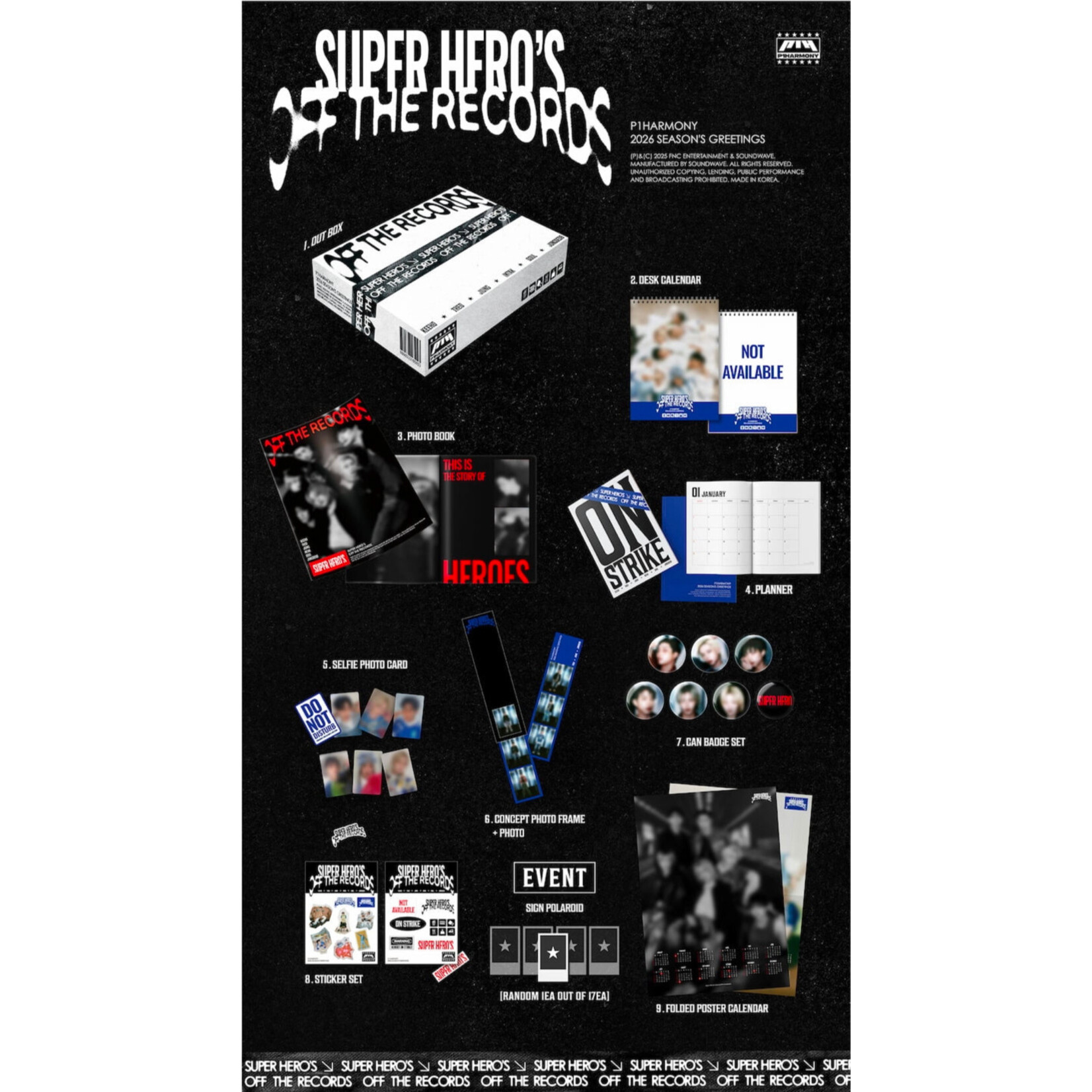 P1Harmony P1Harmony - 2026 SEASON'S GREETINGS + SW PoB