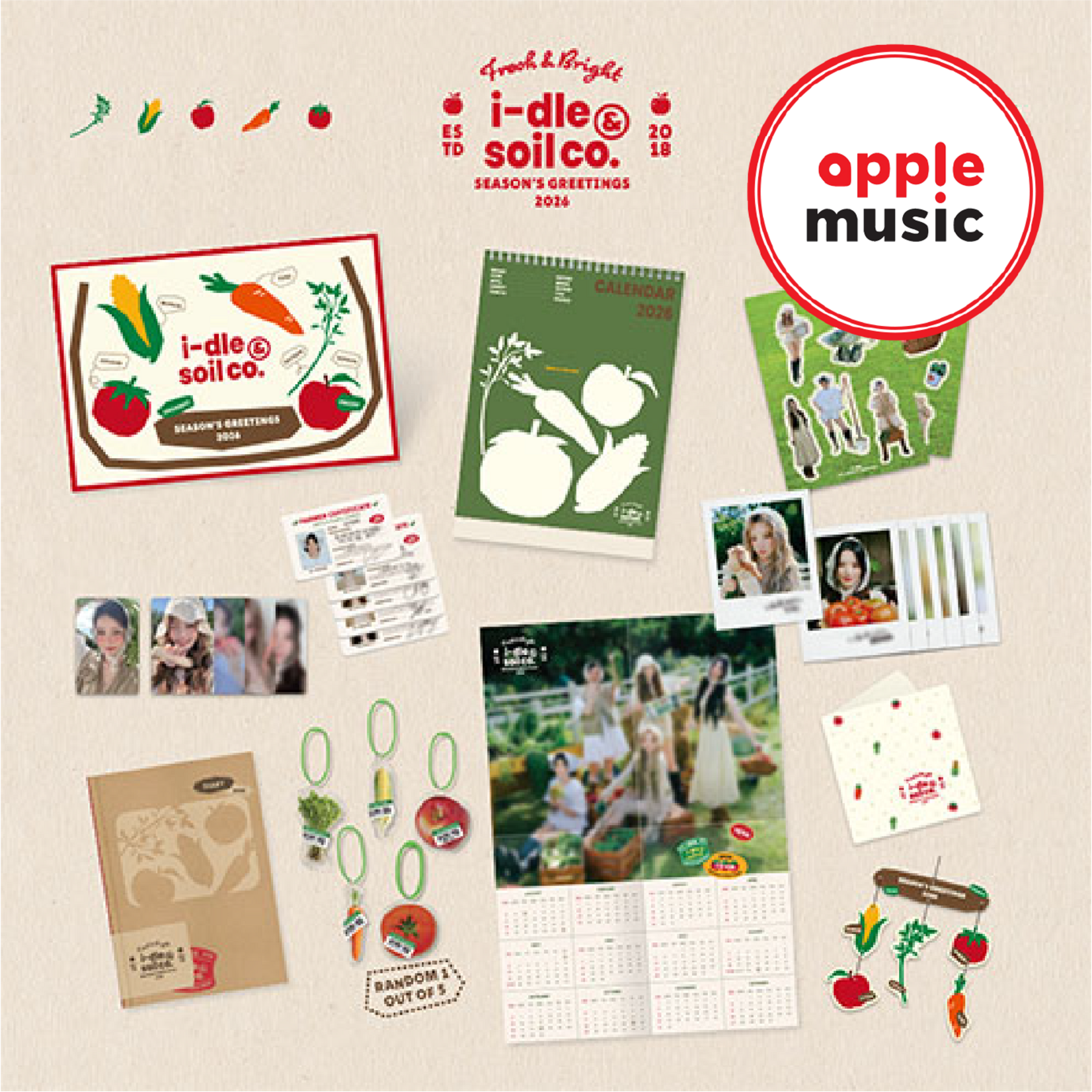 i-dle* i-dle - 2026 SEASON'S GREETING [i-dle & Soil Co.] + Random Photocard (Apple Music)
