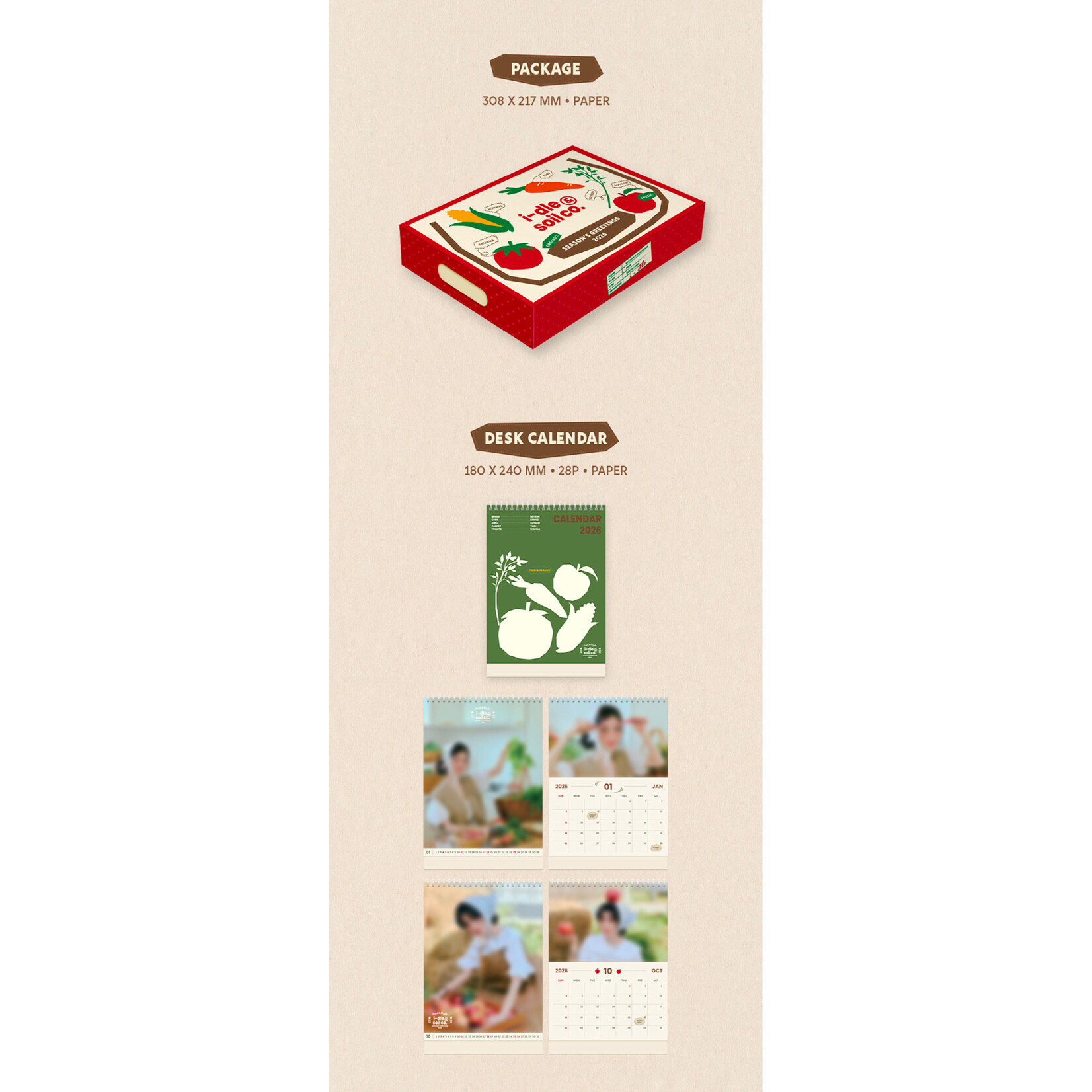 i-dle* i-dle - 2026 SEASON'S GREETING [i-dle & Soil Co.] + Random Photocard (Apple Music)