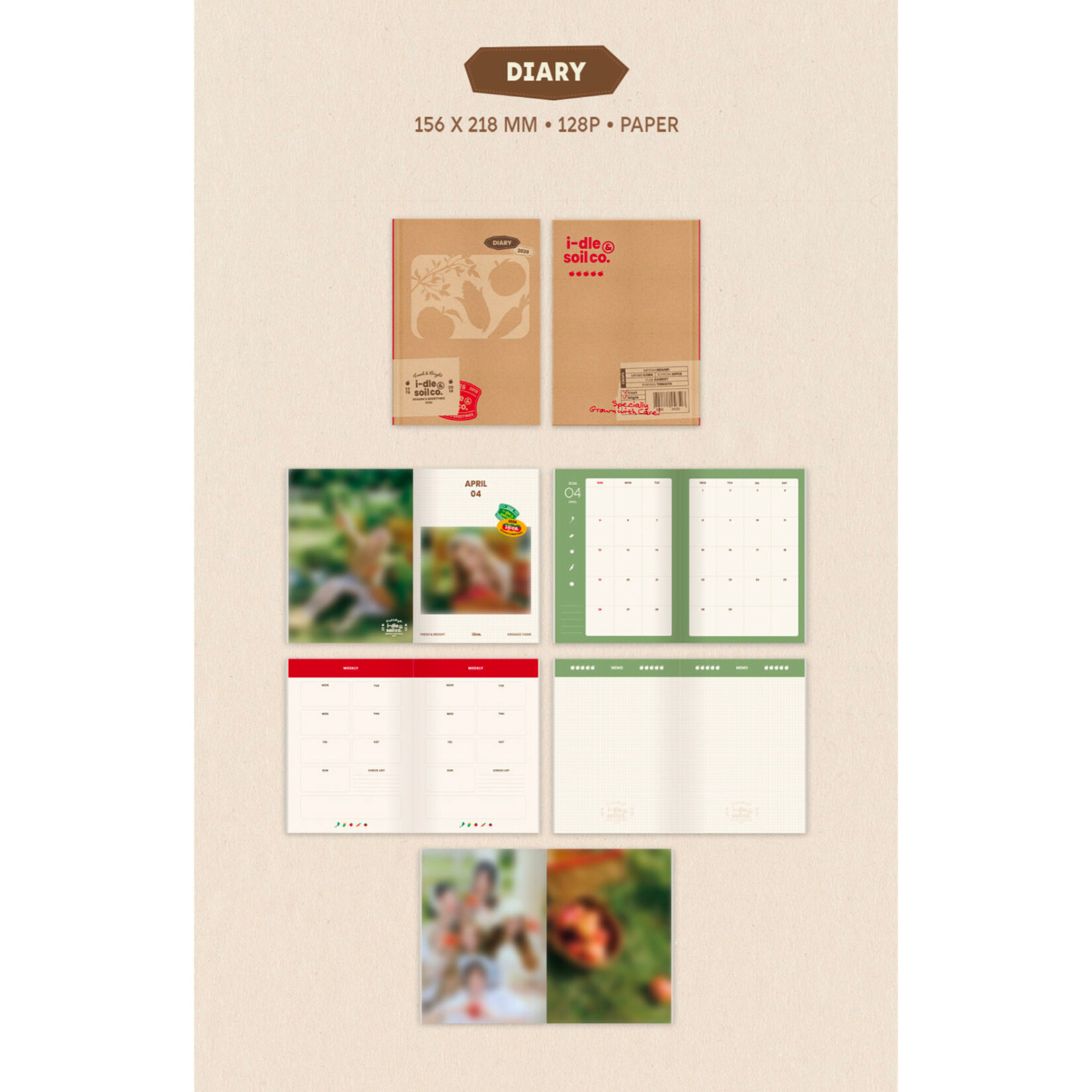 i-dle* i-dle - 2026 SEASON'S GREETING [i-dle & Soil Co.] + Random Photocard (Apple Music)