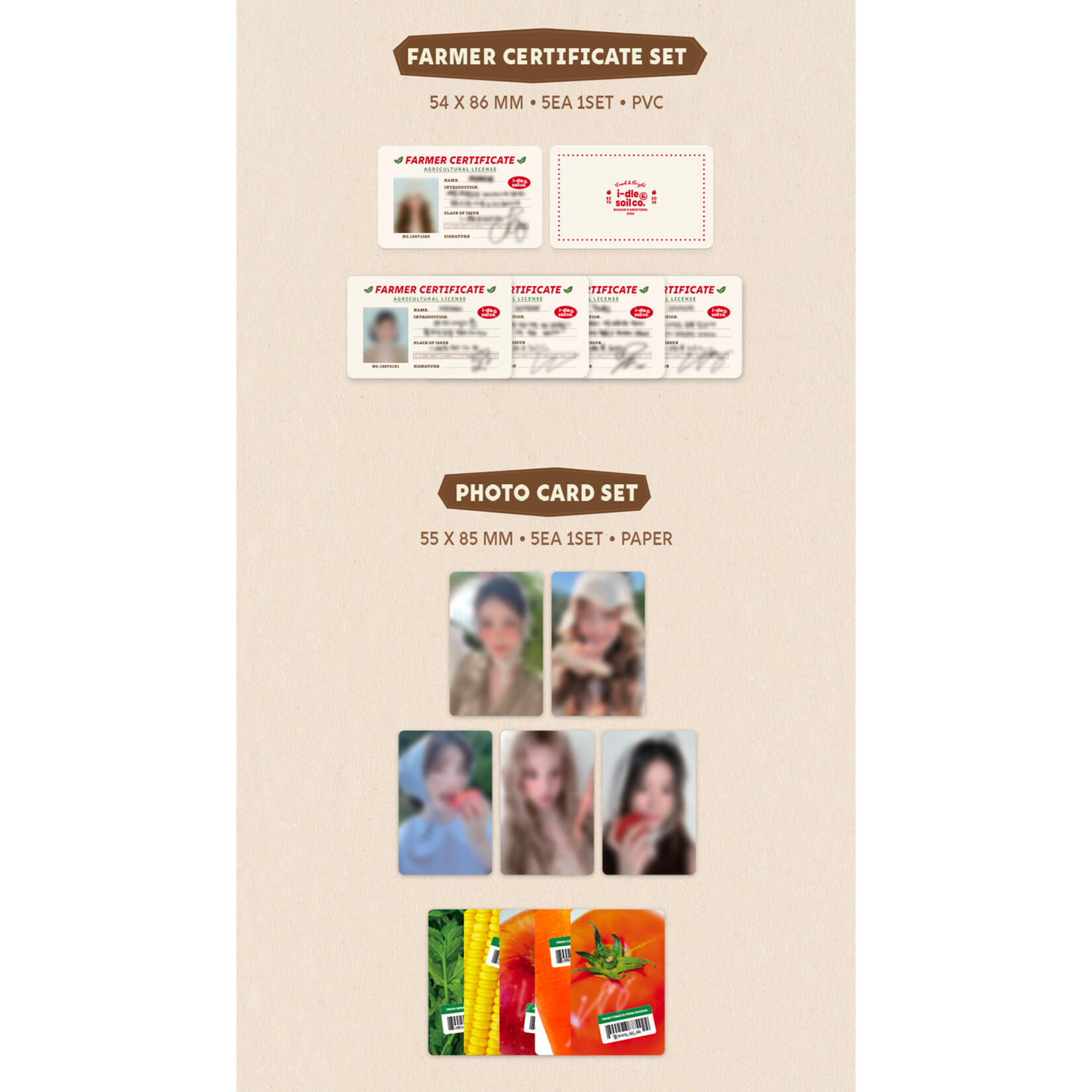 i-dle* i-dle - 2026 SEASON'S GREETING [i-dle & Soil Co.] + Random Photocard (Apple Music)