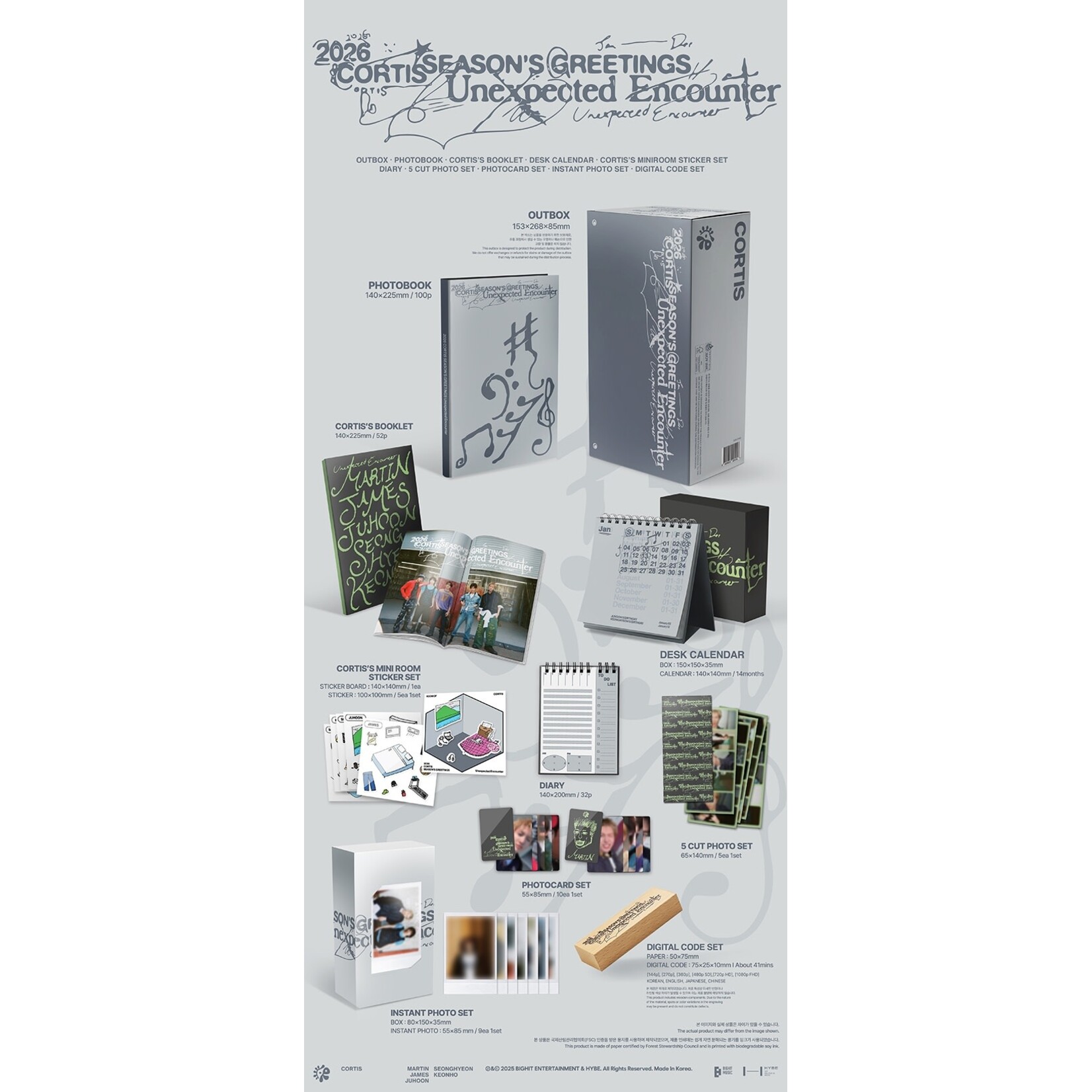 CORTIS CORTIS - 2026 SEASON’S GREETINGS + Weverse Gift (WS)