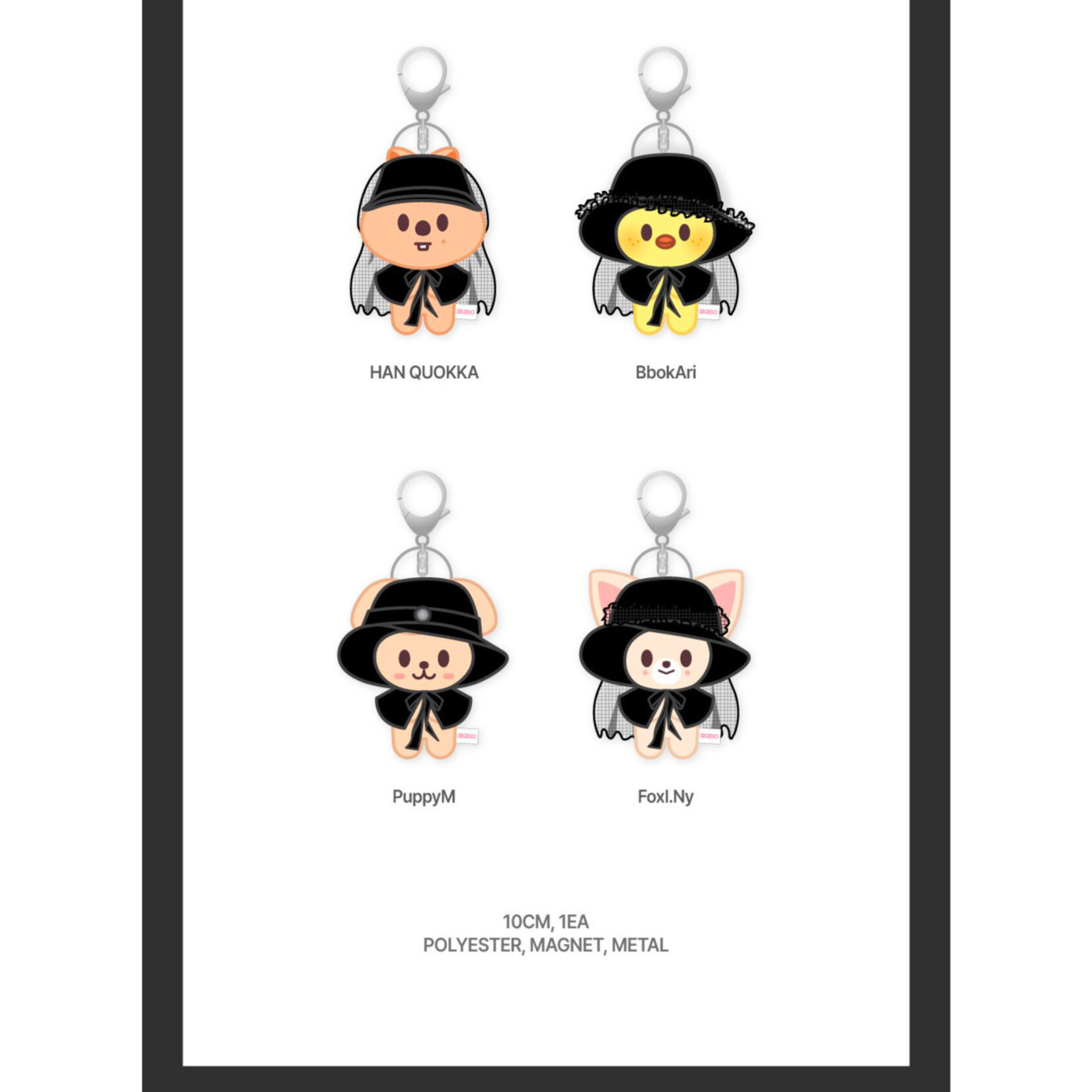 Stray Kids Stray Kids - [DO IT] POP-UP STORE SKZOO COSTUME MAGNET PLUSH KEYRING