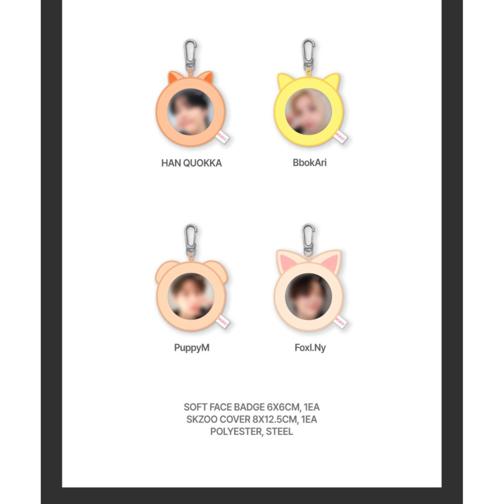 Stray Kids Stray Kids - [DO IT] POP-UP STORE SOFT FACE BADGE & SKZOO COVER SET