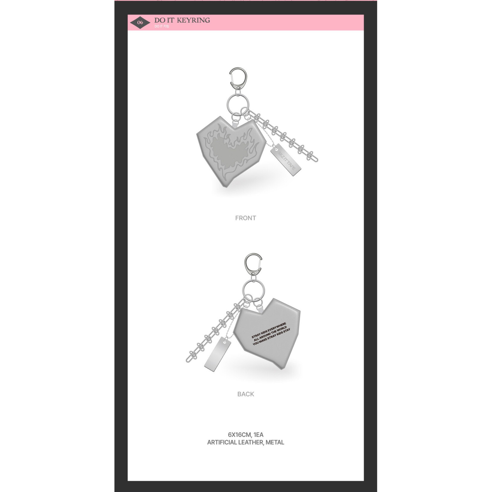 Stray Kids Stray Kids - [DO IT] POP-UP STORE DO IT KEYRING