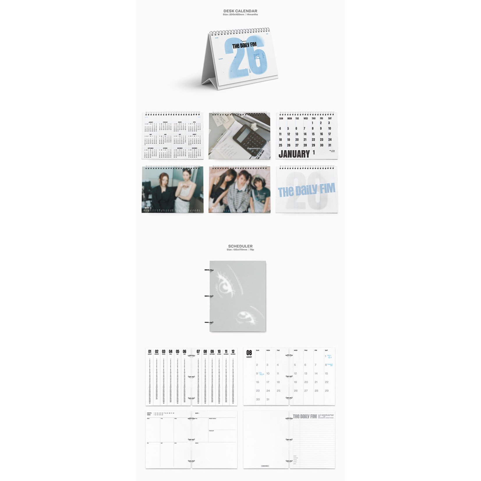 Le Sserafim LE SSERAFIM - 2026 SEASON’S GREETINGS + Weverse Gift (WS)