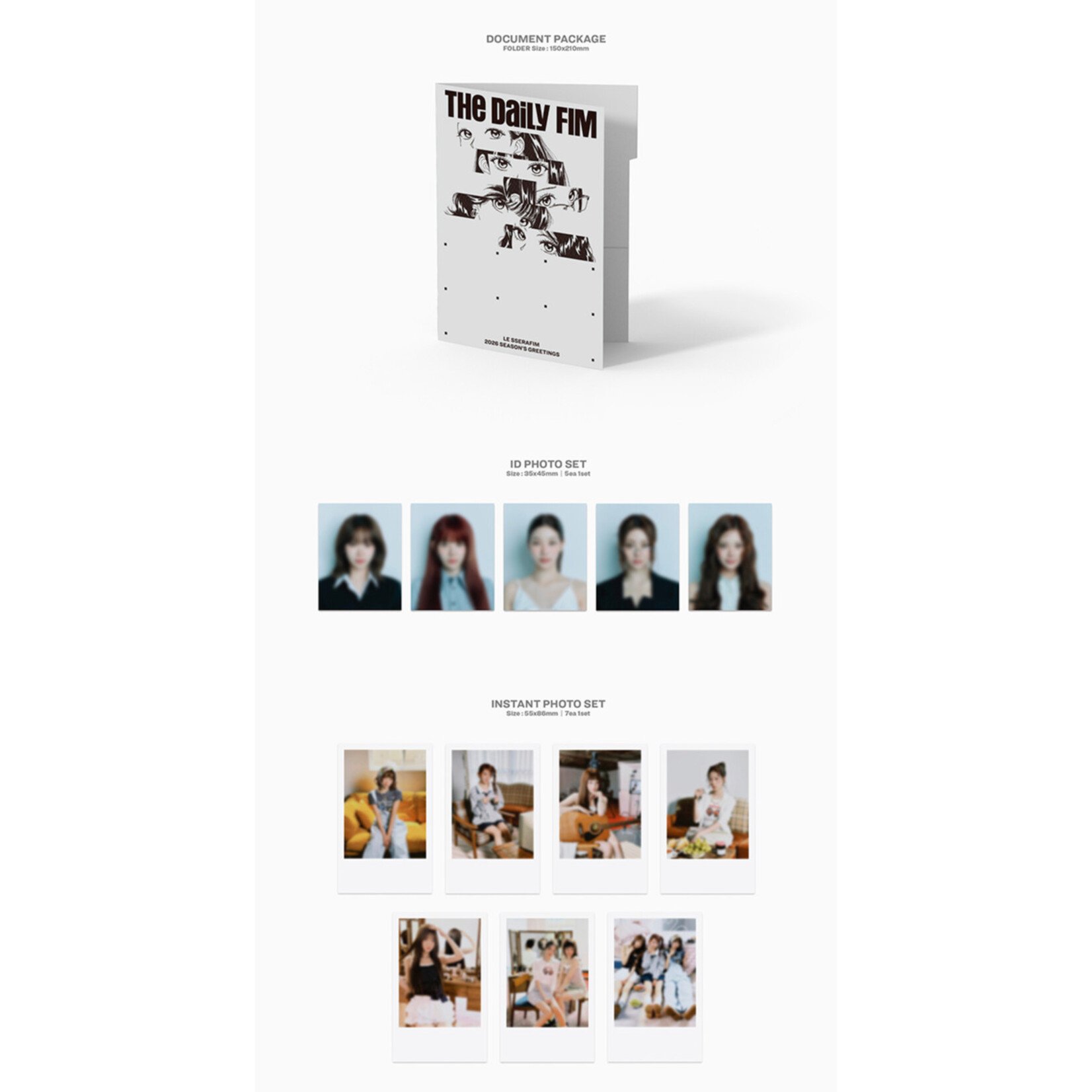 Le Sserafim LE SSERAFIM - 2026 SEASON’S GREETINGS + Weverse Gift (WS)