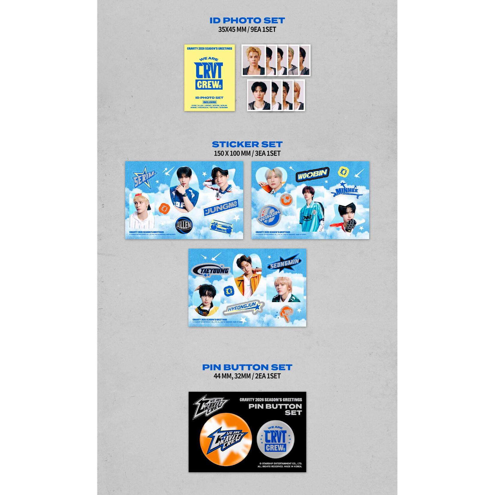 Cravity CRAVITY - 2026 SEASON'S GREETINGS [WE ARE CRAVITY CREW] + Random Photocard (SW)