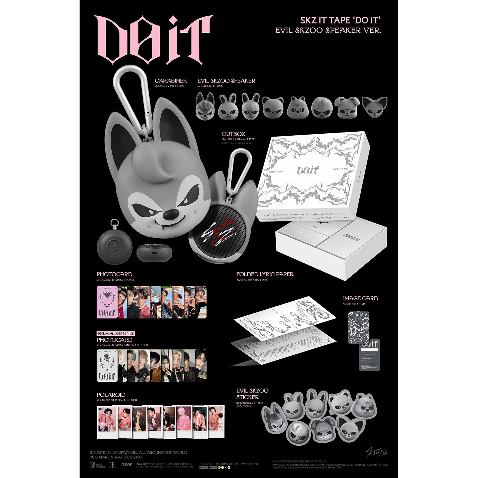 Stray Kids Stray Kids - SKZ IT TAPE [DO IT] (EVIL SKZOO SPEAKER VER.)