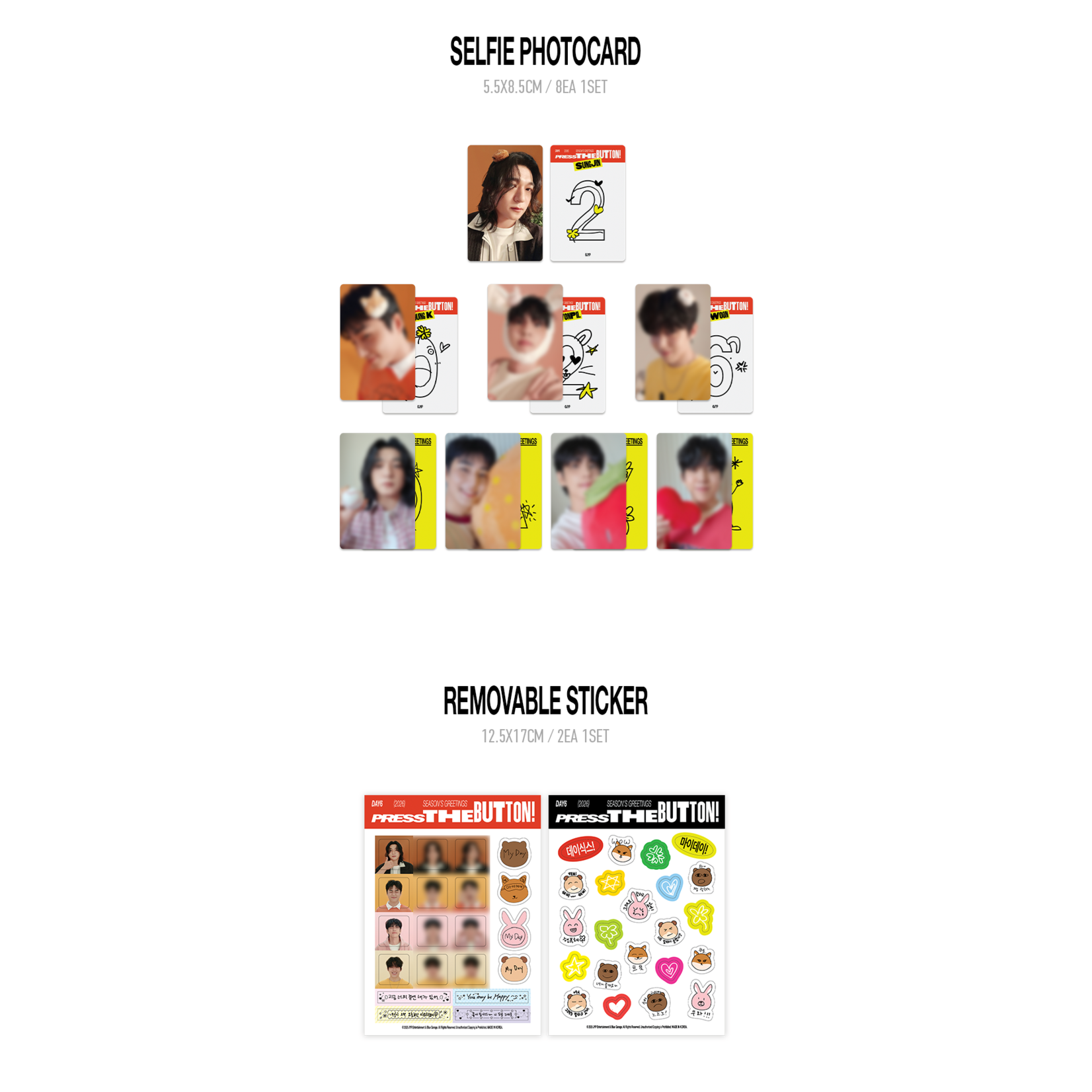 DAY6 DAY6 - 2026 SEASON'S GREETINGS [PRESS THE BUTTON] + Photocard SET (FANS SHOP)