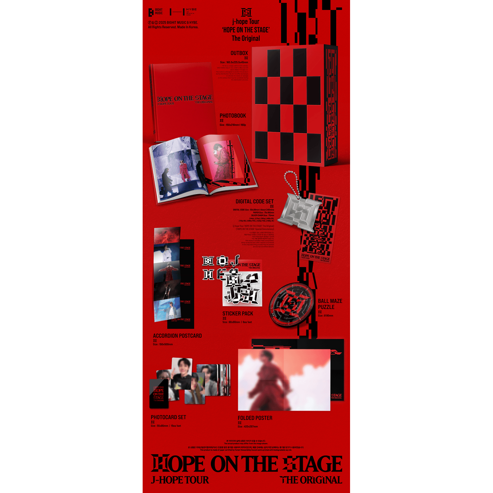 BTS j-hope - Tour ‘HOPE ON THE STAGE’ The Original