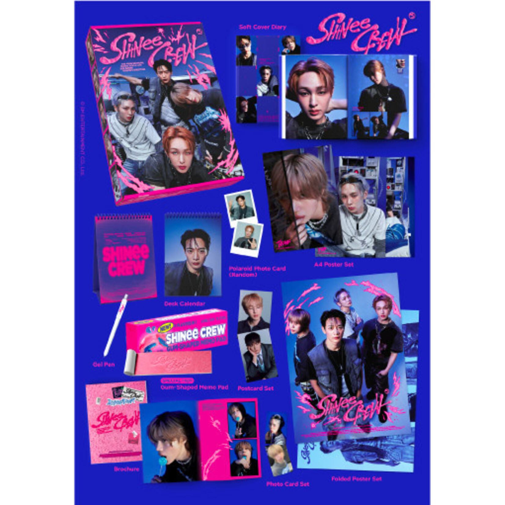Shinee SHINee - 2026 SM ARTIST SEASON'S GREETINGS + Photocard SET + 1 Random Removable Sticker (SM)