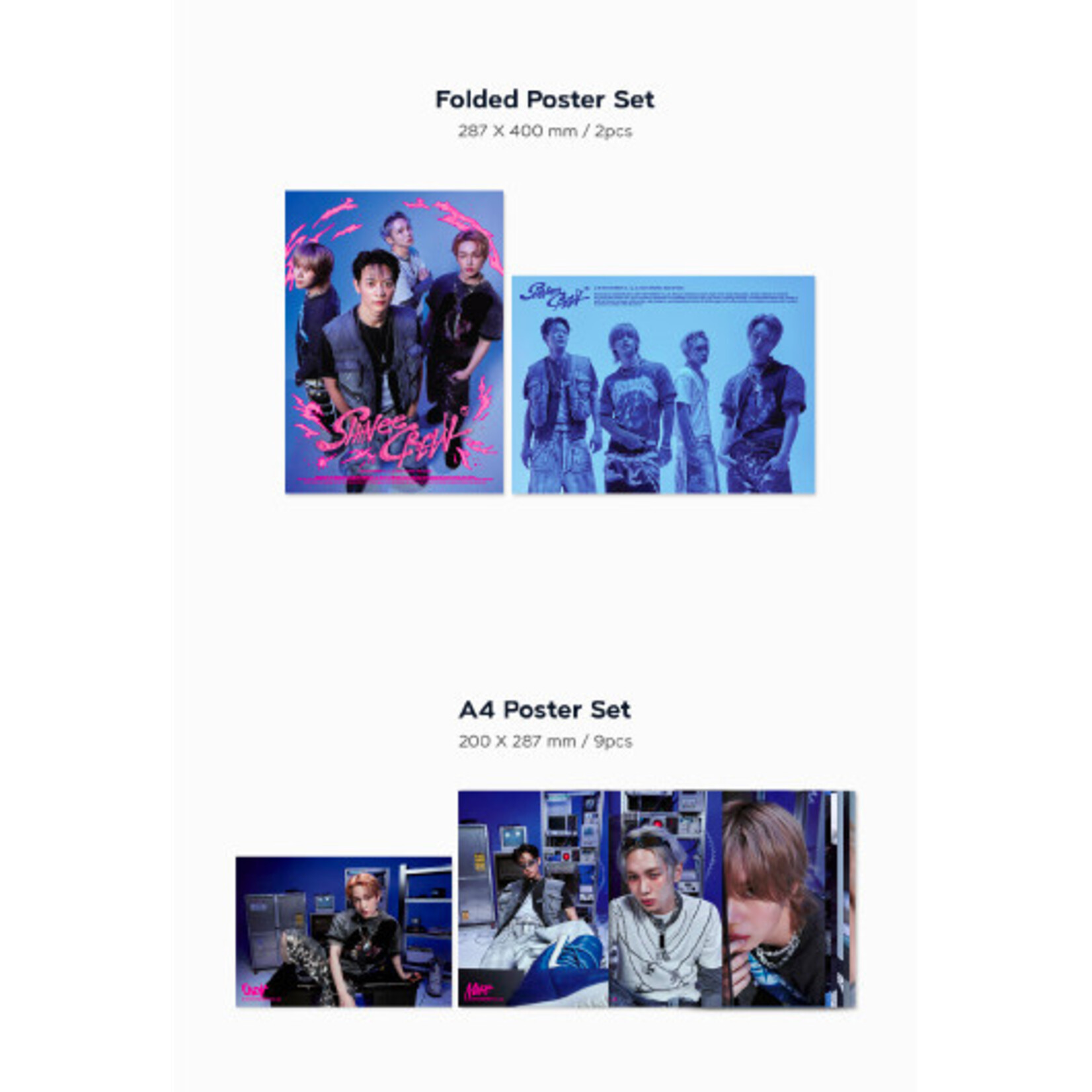 Shinee SHINee - 2026 SM ARTIST SEASON'S GREETINGS + Photocard SET + 1 Random Removable Sticker (SM)