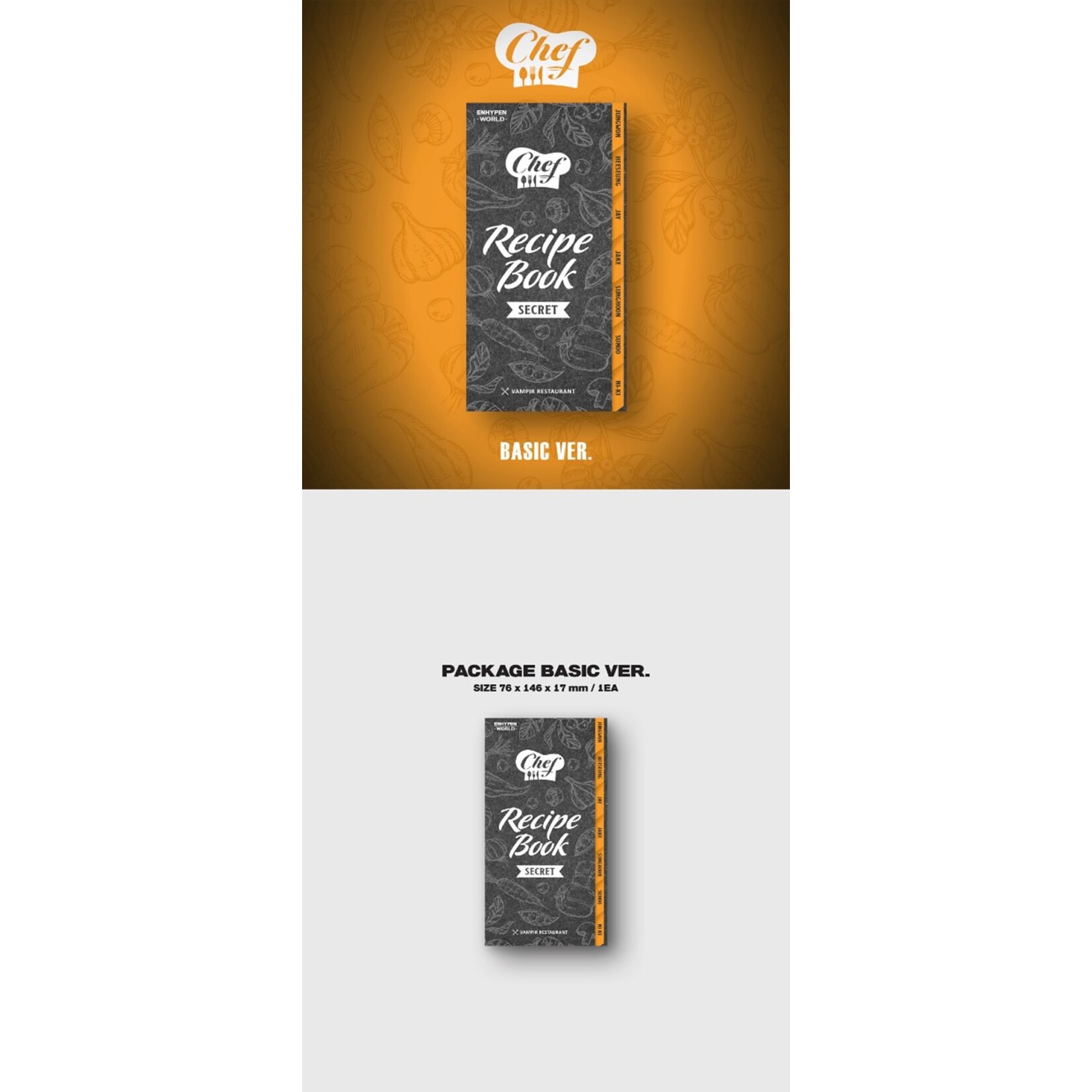 Enhypen ENHYPEN - WORLD COUPON CARD COLLECTION CHEF BASIC ver.