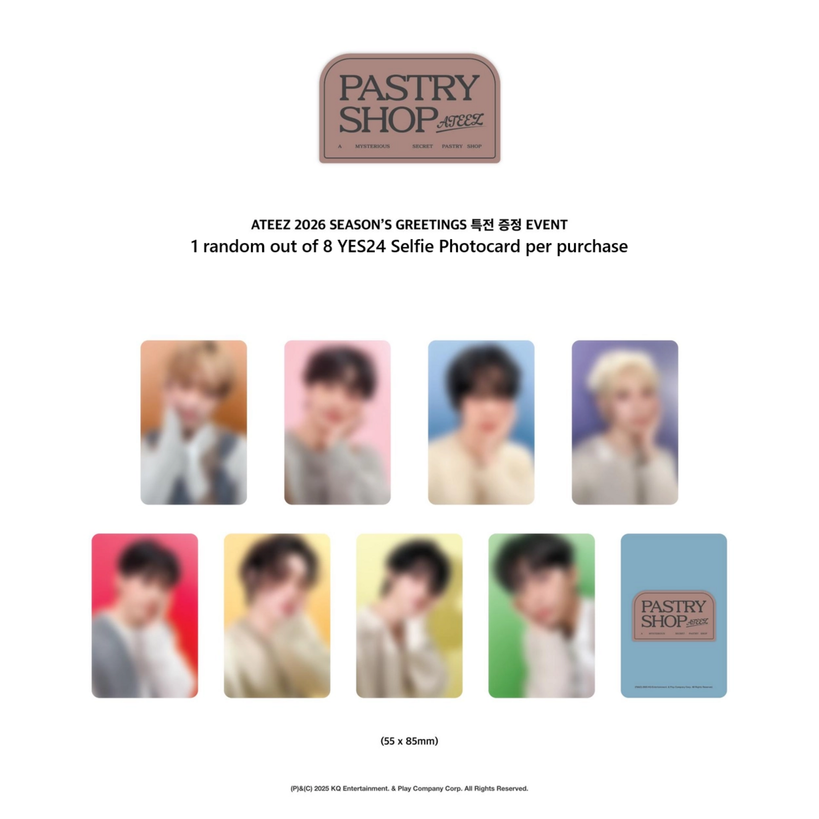 ATEEZ ATEEZ - 2026 SEASON'S GREETINGS + 1 Random Photocard