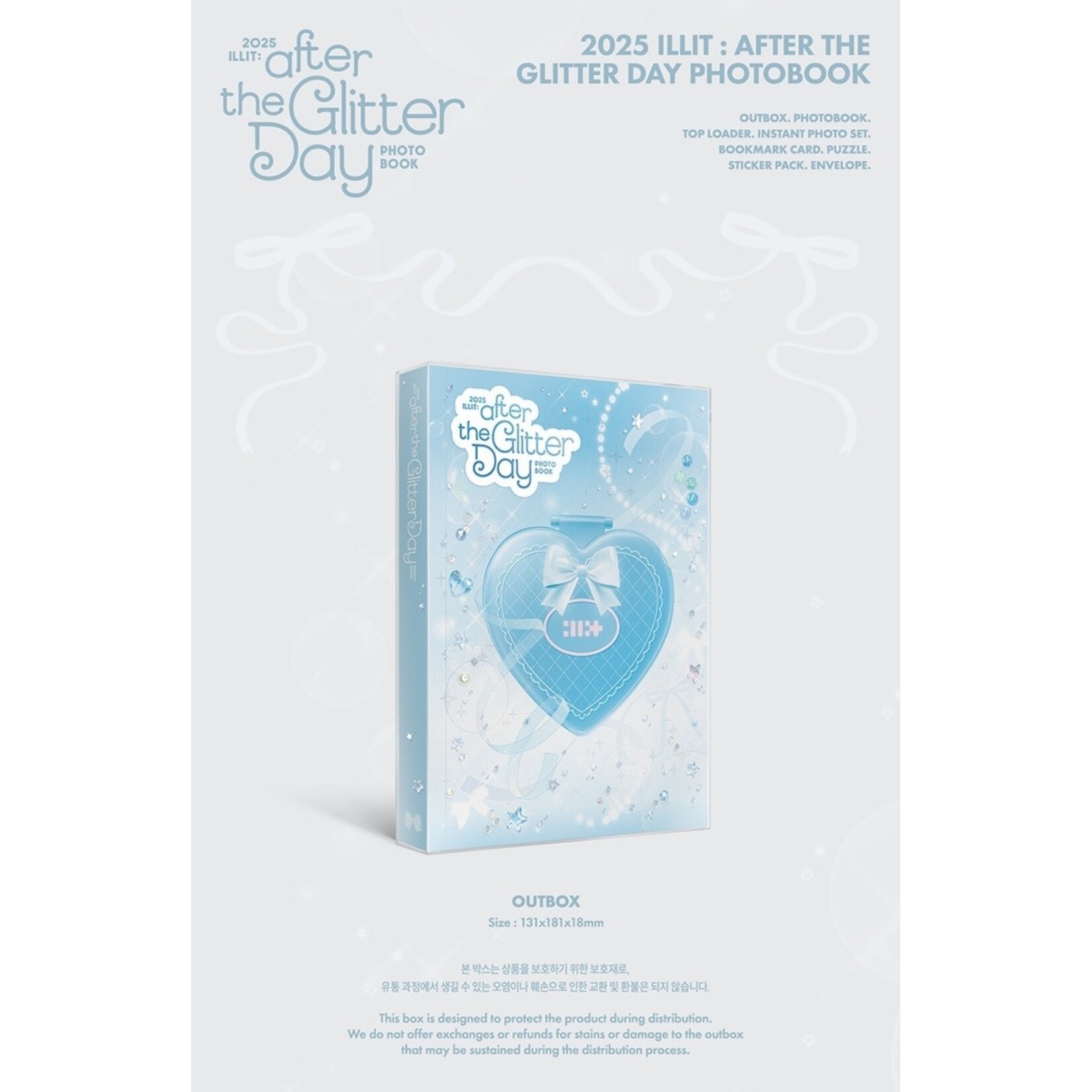 ILLIT ILLIT - 2025 ILLIT : AFTER THE GLITTER DAY PHOTOBOOK + Photocard SET (APPLE MUSIC)