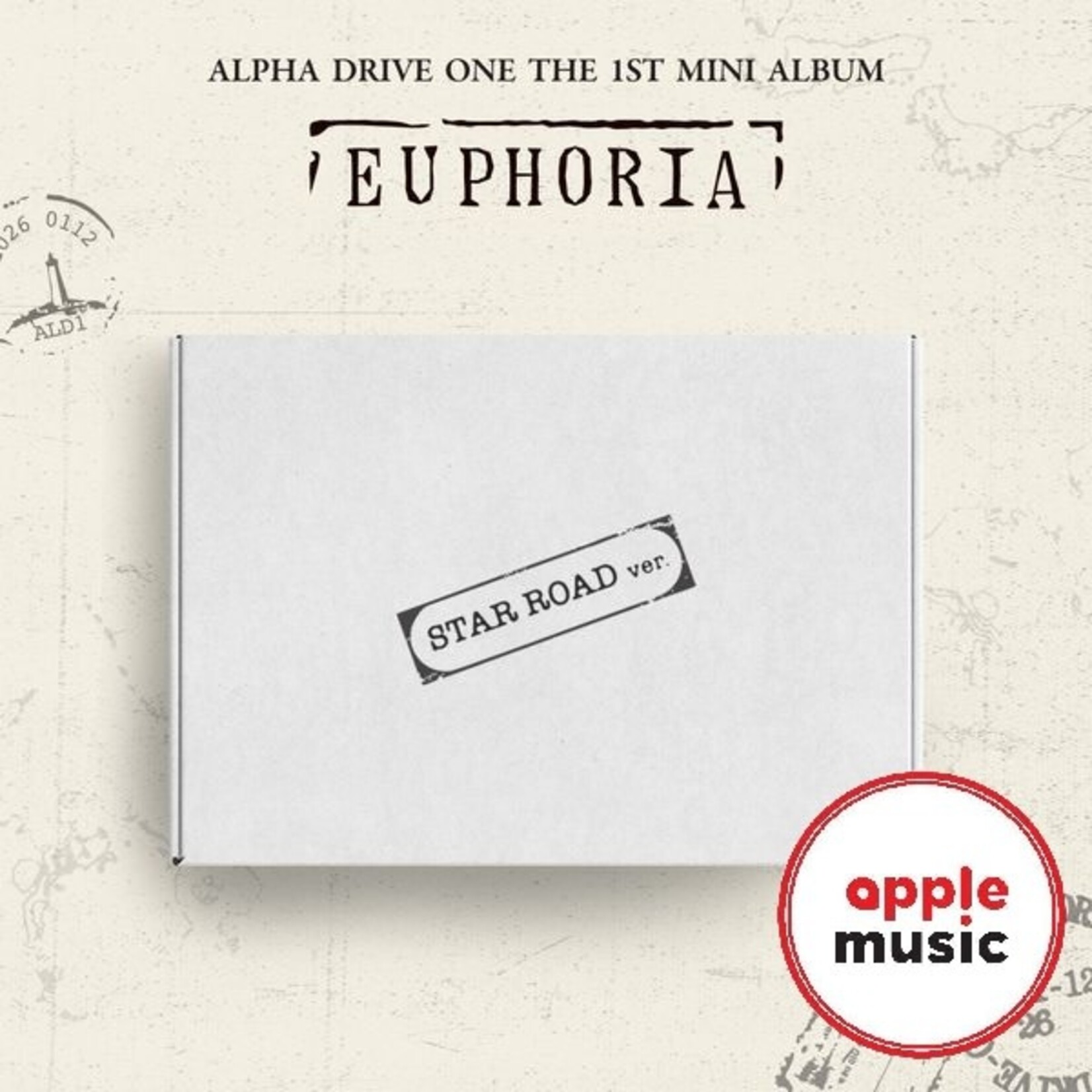 ALPHA DRIVE ONE ALPHA DRIVE ONE - THE 1ST MINI ALBUM [EUPHORIA] STAR ROAD ver. + Random Photocard (APPLE MUSIC)