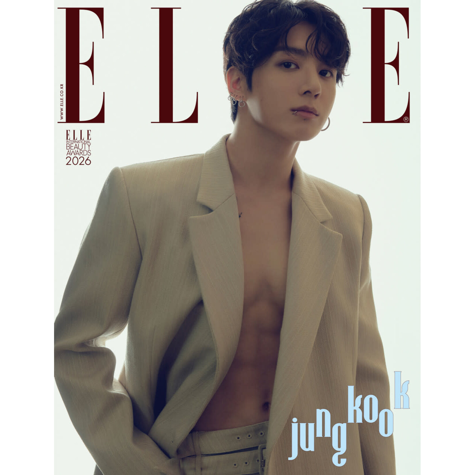 JUNG KOOK BTS JANUARY 2026 ELLE K Town
