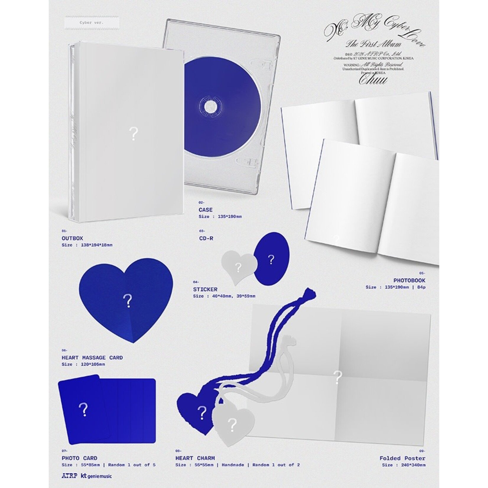 CHUU CHUU - The First Album [XO, My Cyberlove] (Cyber Ver.)