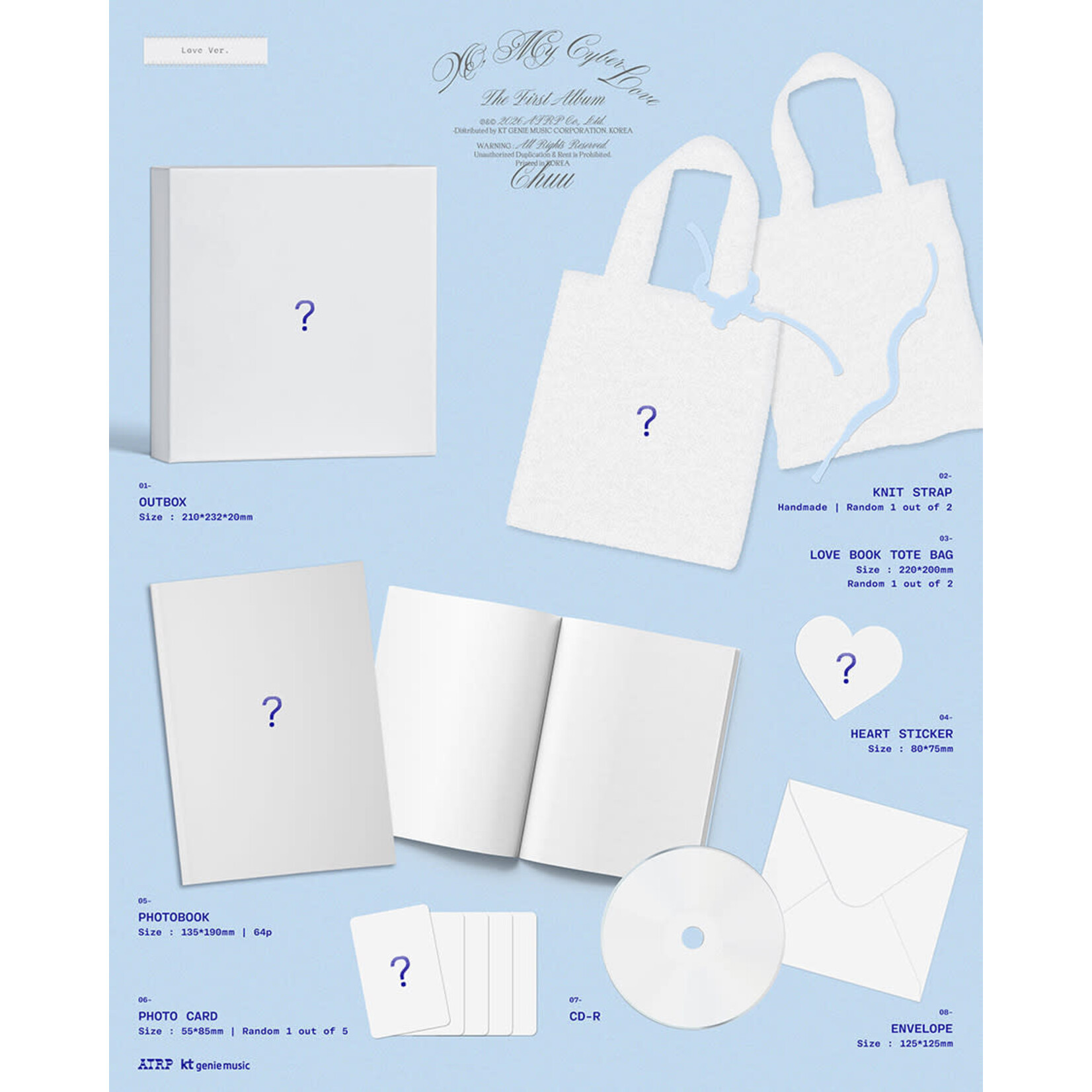 CHUU CHUU - The First Album [XO, My Cyberlove] (Love Ver.)