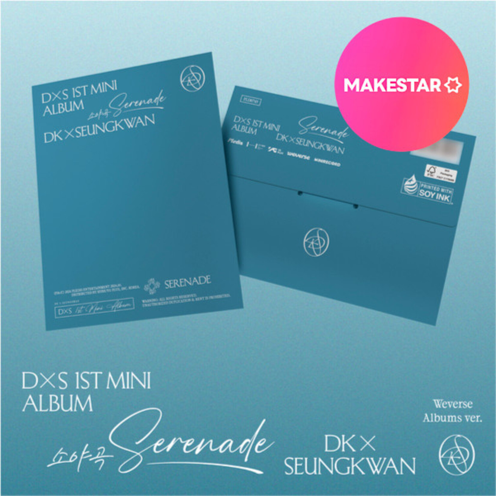 Seventeen DXS (SEVENTEEN) - 1ST MINI ALBUM [SERENADE] (Weverse Albums Ver.) + Random Photocard (MAKESTAR)