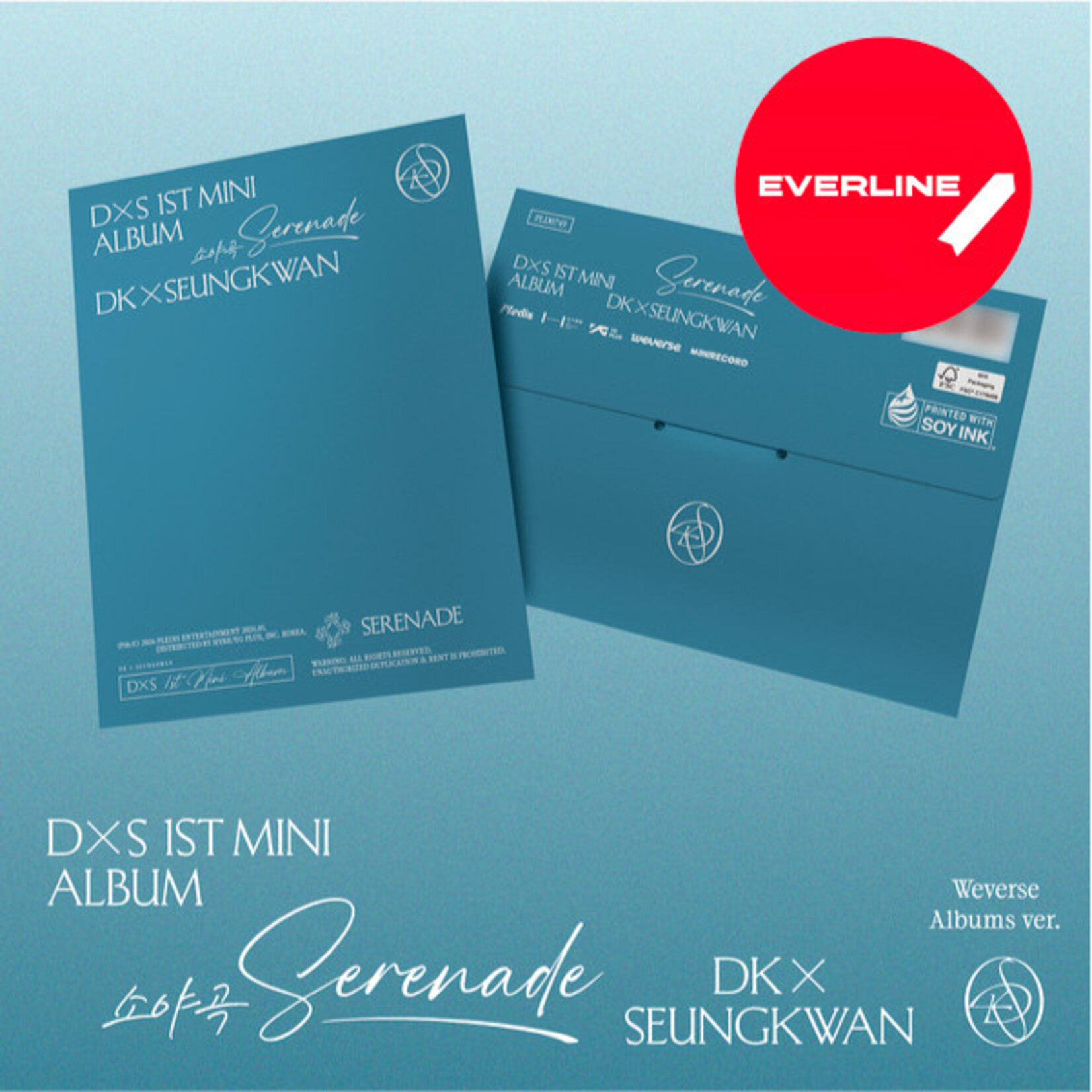 Seventeen DXS (SEVENTEEN) - 1ST MINI ALBUM [SERENADE] (Weverse Albums Ver.) + Random Wide Polaroid (EVERLINE)