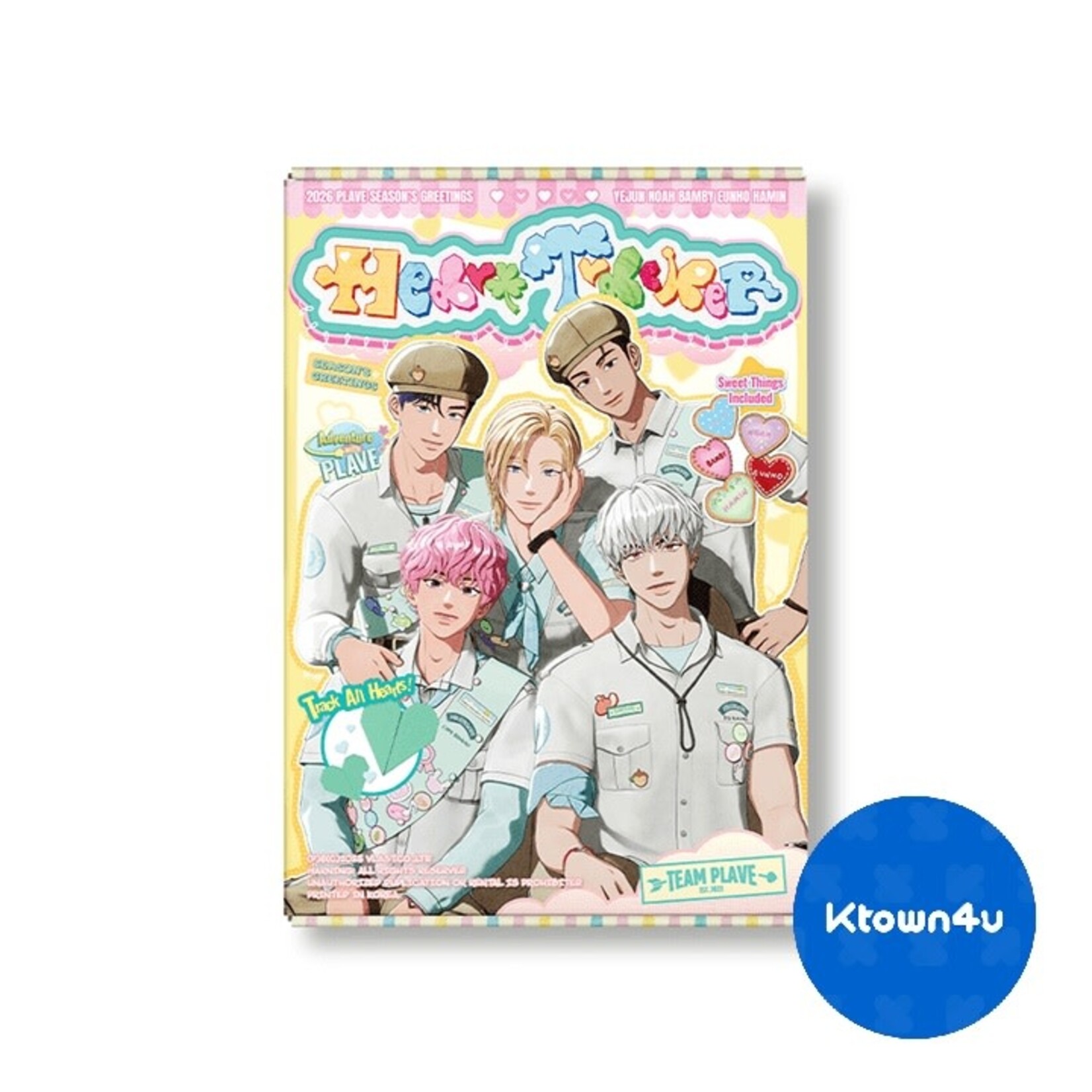 PLAVE PLAVE - 2026 Seasons Greeting [Heart Tracker]  + KTOWN4U PoB SET