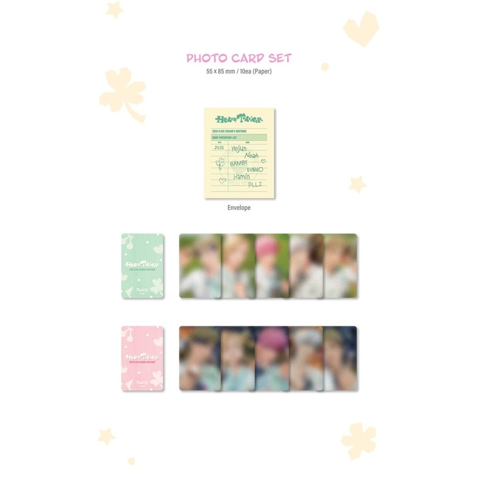 PLAVE PLAVE - 2026 Seasons Greeting [Heart Tracker]  + KTOWN4U PoB SET