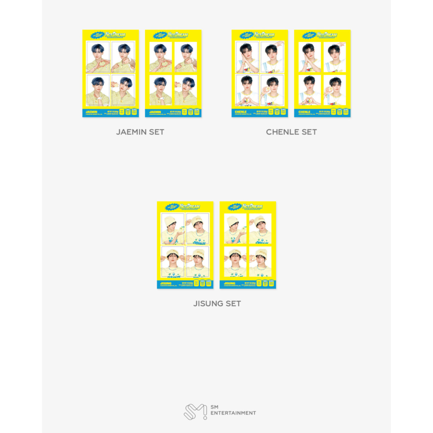 NCT NCT DREAM - 2026 SM ARTIST SEASON'S GREETINGS OFFICIAL MD : 4CUT PHOTO SET
