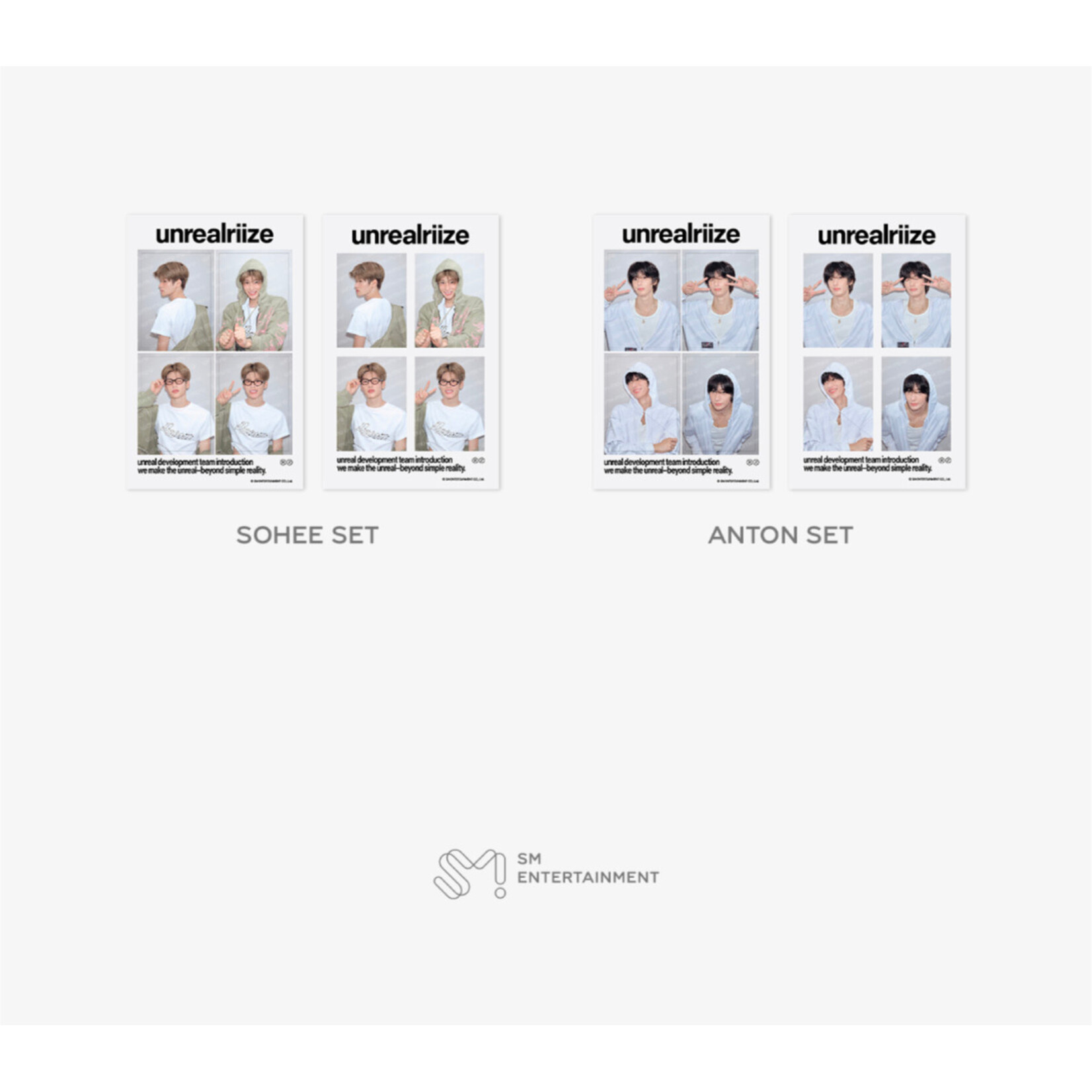 Riize RIIZE - 2026 SM ARTIST SEASON'S GREETINGS OFFICIAL MD : 4CUT PHOTO SET