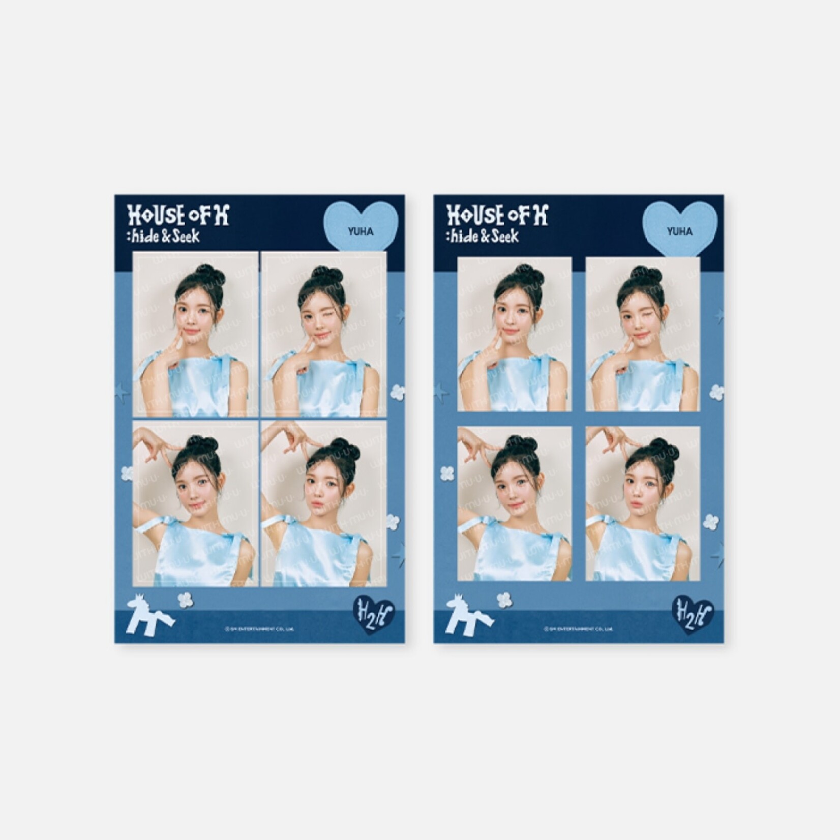 Hearts2Hearts Hearts2Hearts - 2026 SM ARTIST SEASON'S GREETINGS OFFICIAL MD : 4CUT PHOTO SET