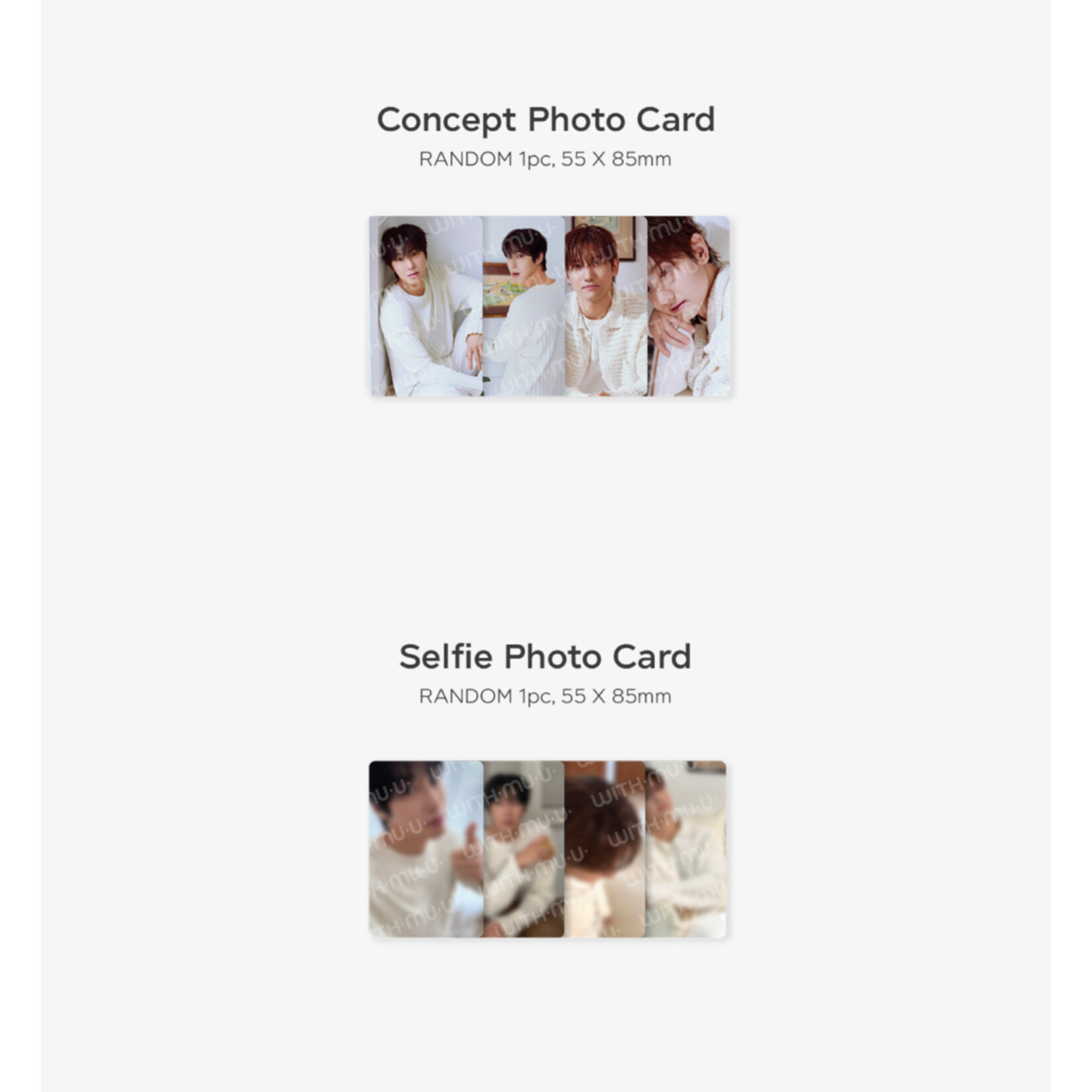 TVXQ TVXQ! - 2026 SM ARTIST SEASON’S GREETINGS OFFICIAL MD : RANDOM TRADING CARD SET